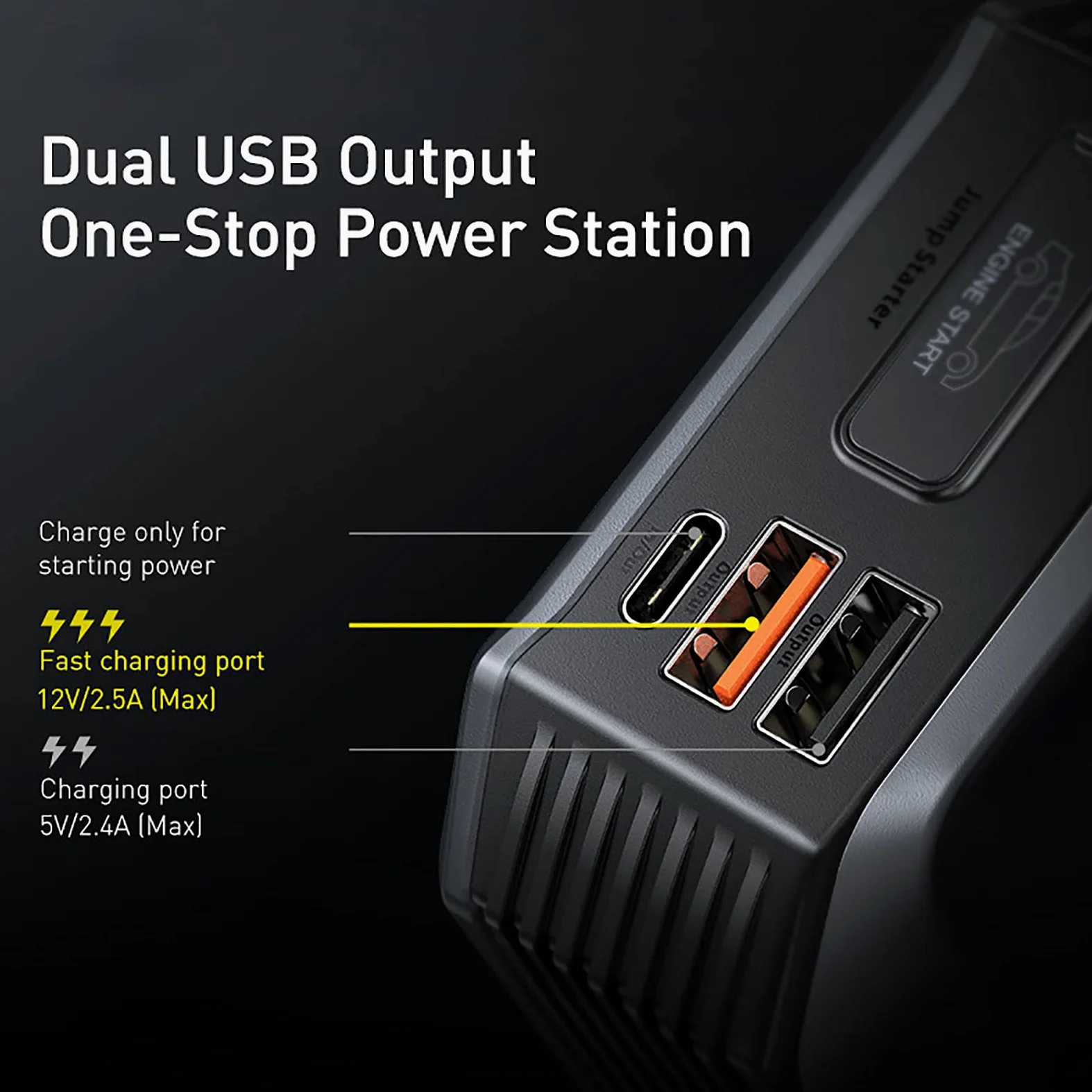 20000mAh Vehículo Jump Starter Banco de Energía 2000A 12V Arrancador de Batería de Coche Portátil Emergencia Auto Booster Energy MAX Device