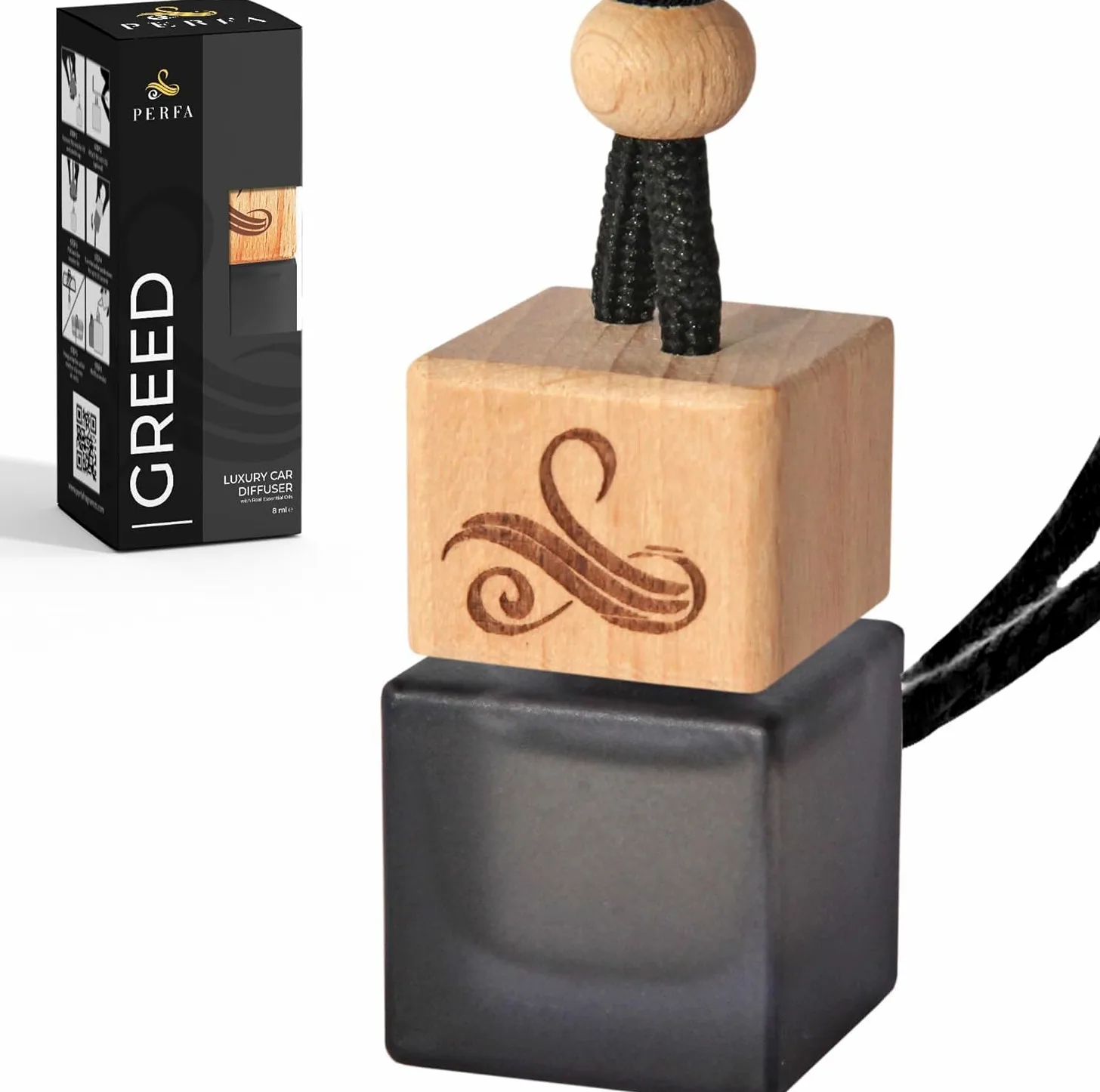 Creed - Ambientador de Coche para Hombre | Fragancias Inspiradas en el Perfume de Aventos | Tecnología Eliminadora de Olores | Aroma Fuerte