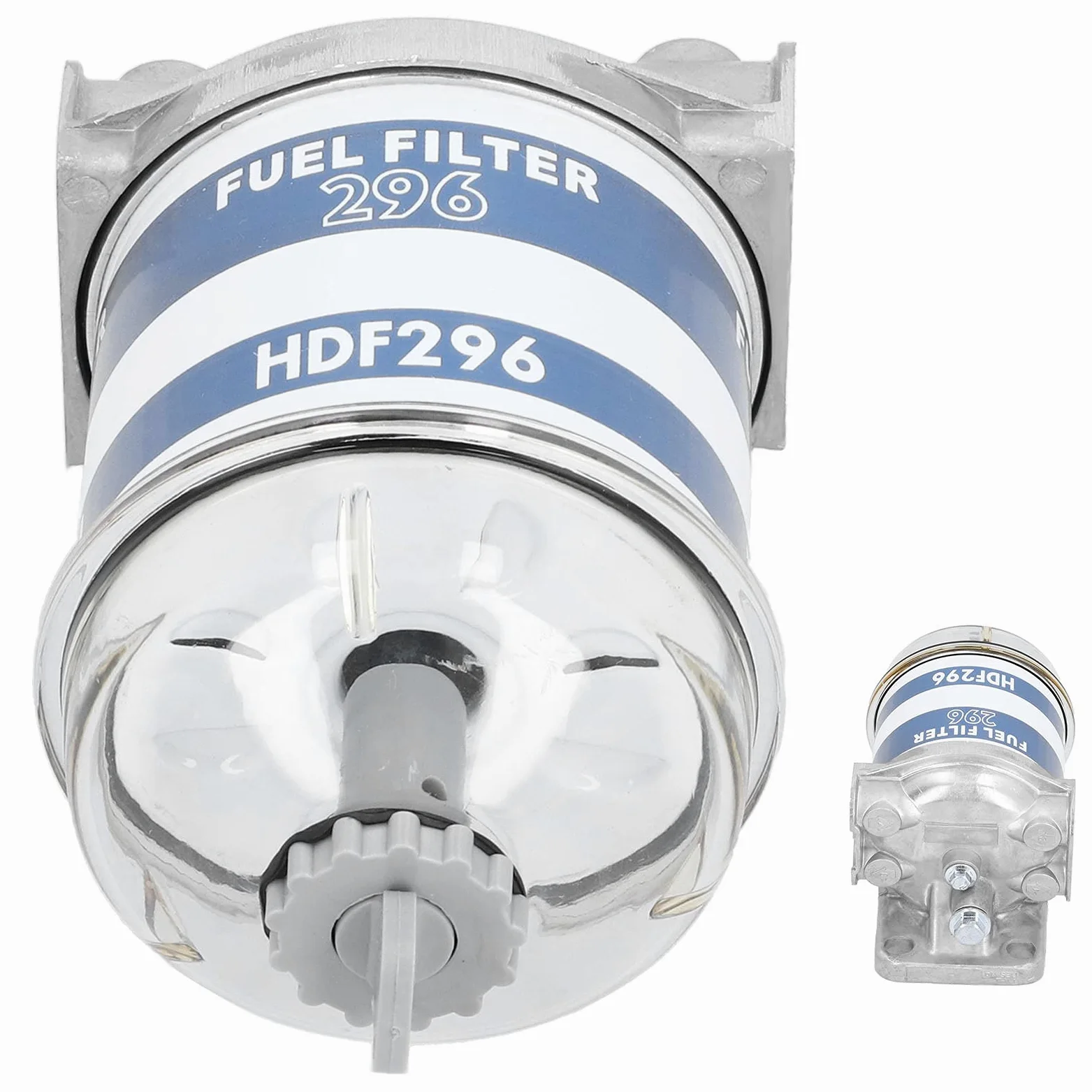 Fydun Conjunto de Filtro de Combustible 2656615、7111‑296 Repuesto de Aleación de Aluminio Apto para Ferguson 133135140145165168175178
