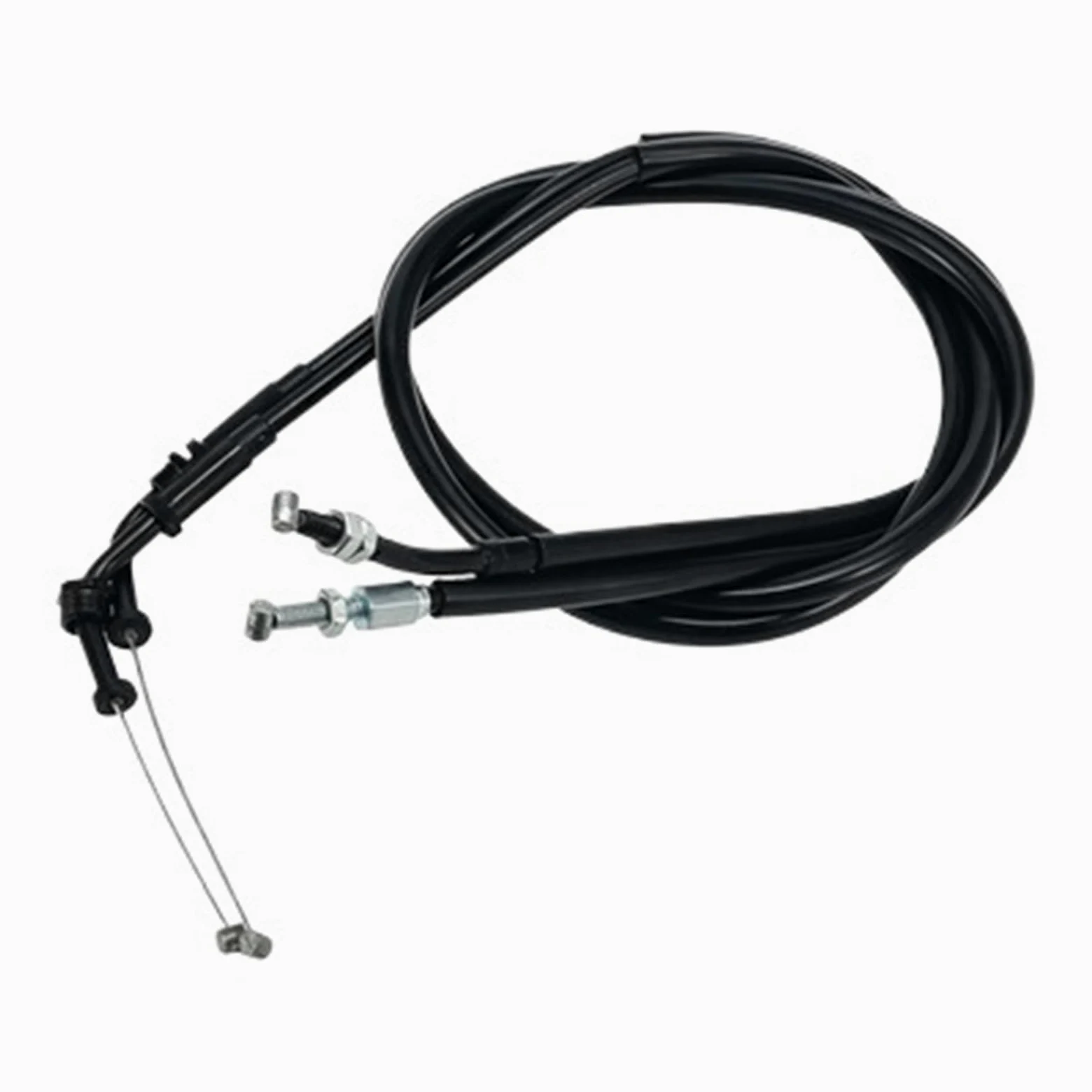 Cable de Gas del Acelerador de la Motocicleta Cable del Acelerador Líneas de Alambre de Empuje y tracción compatibles con Yamaha SR400 2001-2018 3HT-26311-00-00 3HT-26312-00-00