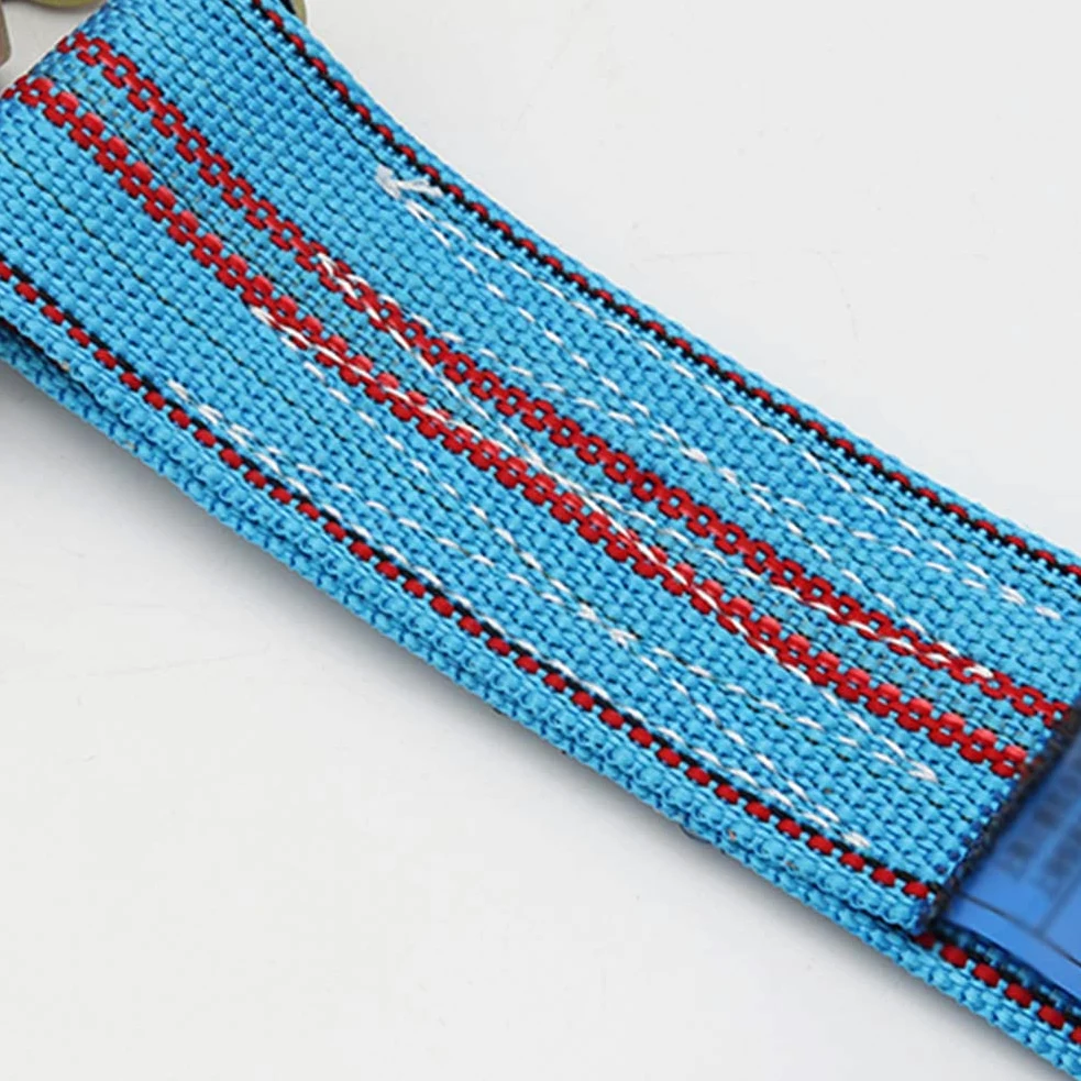 Tensor de la correa de la cuerda de unión 38 mm Azul Sin gancho Car Cargo Equipaje La longitud de la cuerda de amarre es de 2-20 M (Tamaño: 38 mm * 3 M) Correas de amarre Trinquete Asegurando las co