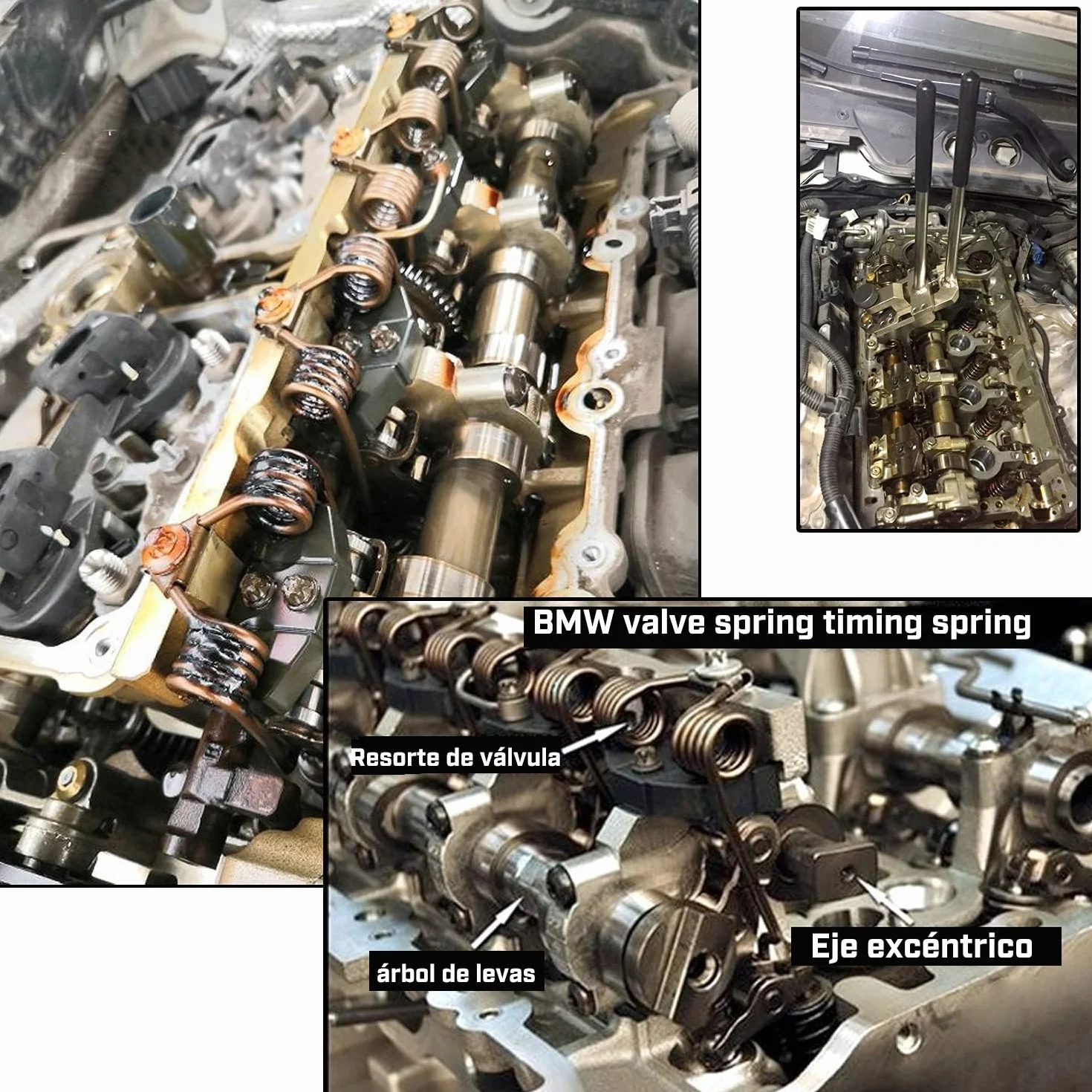 Herramienta Profesional de Montaje y Desmontaje de Muelles de Válvula | Compatible con BMW N13 N20 N26 N51 N52 N53 N54 N55