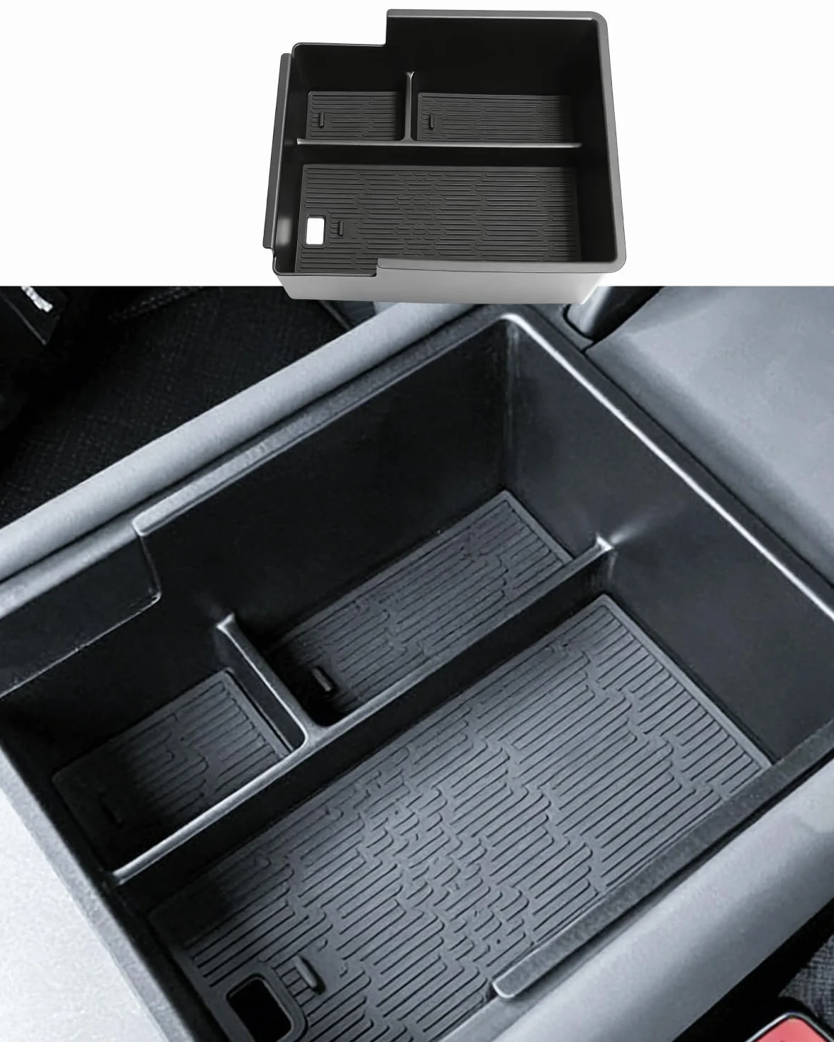 Compatible con BYD Atto 3 EVO 2026 2027 consola central, guantera, reposabrazos, caja de almacenamiento central, bandeja organizadora, para accesorios BYD Atto 3 Evo (no para Atto 3 2025)