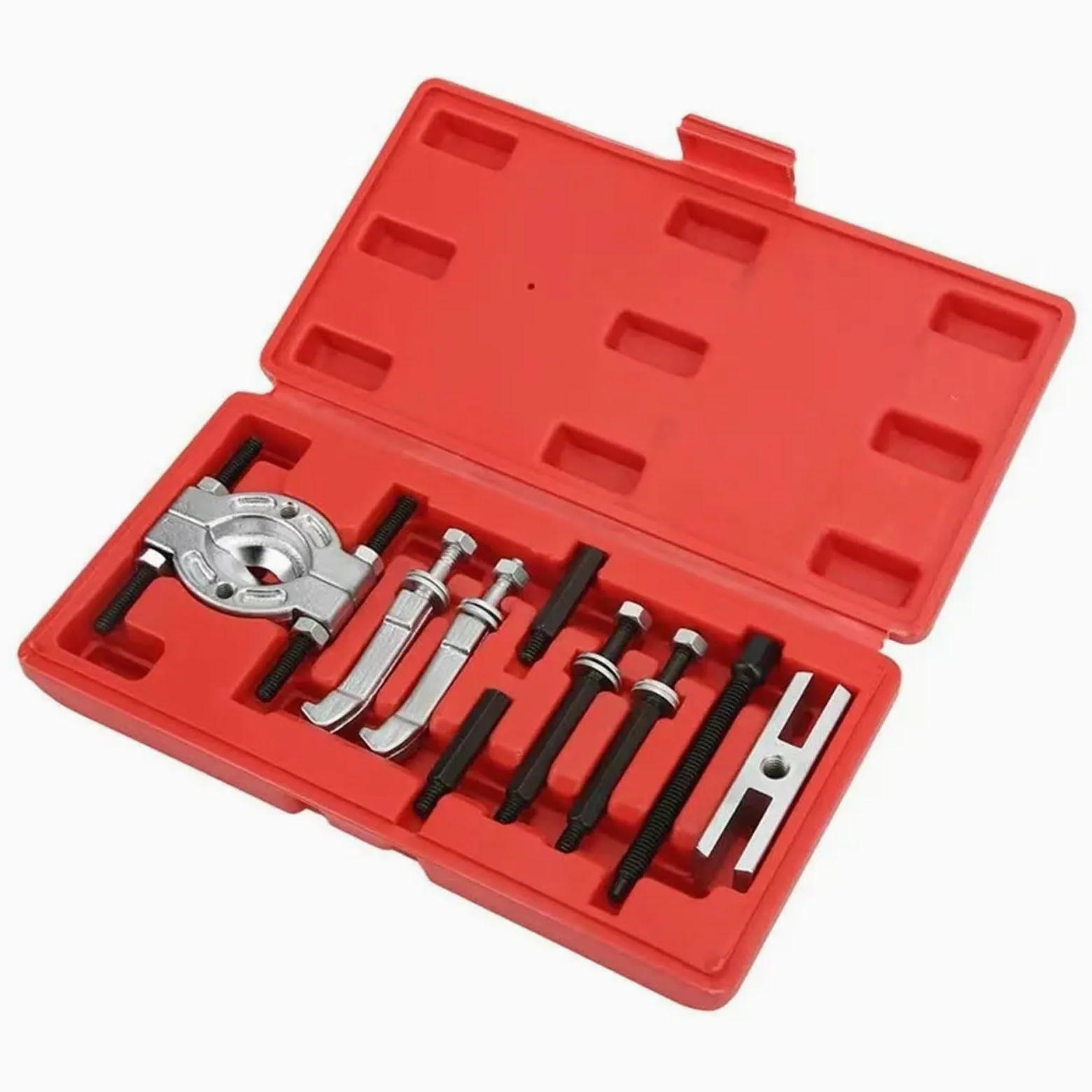 Extractor de Volante Motor Herramienta de extracción de cojinetes de Caja de Cambios, Extractor de cojinetes, Herramienta de desmontaje y Montaje, 9 Piezas