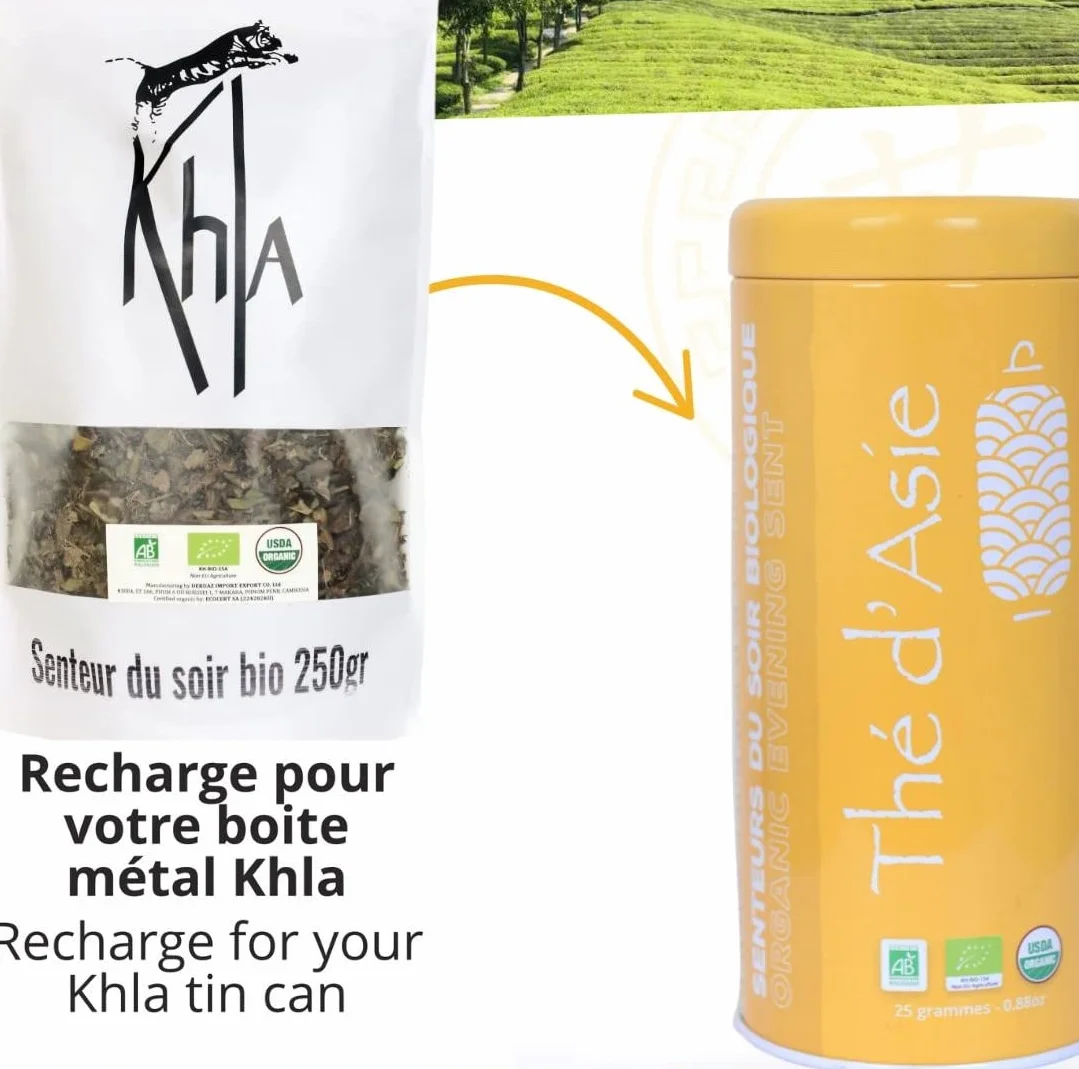 Senteur du soir Thé blanc bio regaliz 250 g Agriculture écologique KHLA