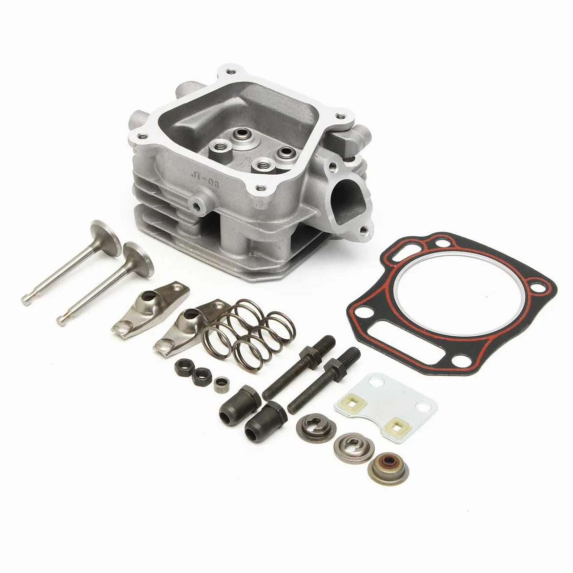 YONGYAO Juego de Junta de válvulas de Escape de admisión de la Cabeza del Cilindro para Honda GX160 5.5HP GX200 6.5HP