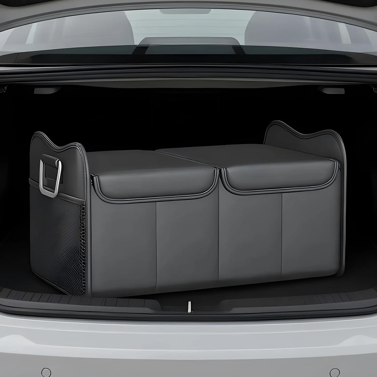 Organizador de tronco,Organizador de maletero de coche con | de almacenamiento plegable grande para viajes SUV Auto Sedan Roadtrip Organización
