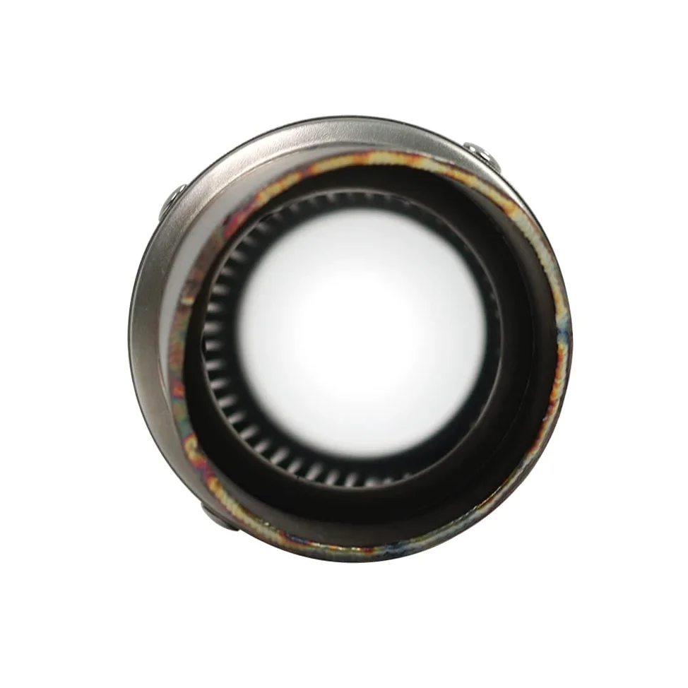 Shkalacar Universal de la Moto Escape51 mm, Escape Motoscooter Suciedad Bicicleta Silenciador Tubo de Acero Inoxidable