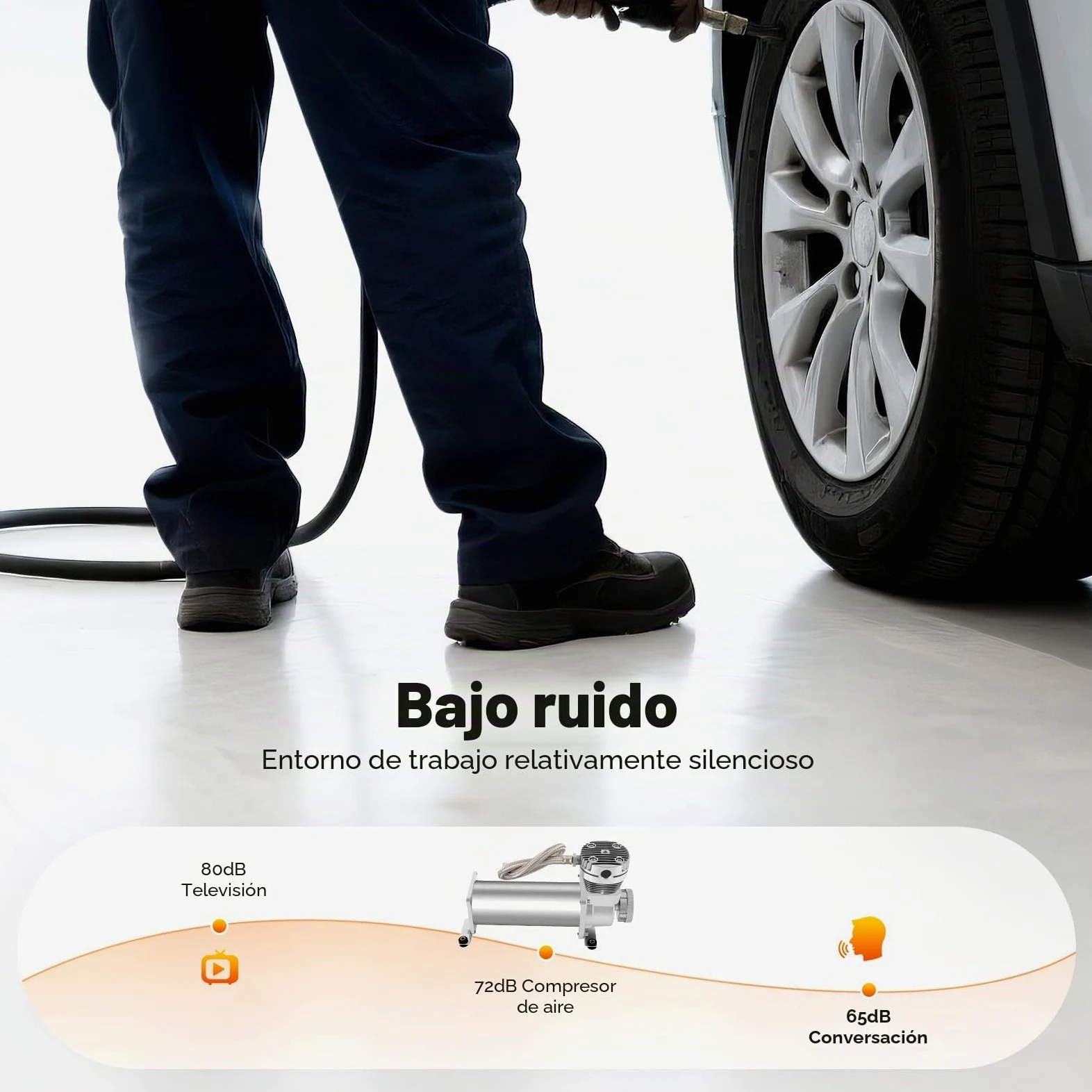 Kit de compresor de aire 200PSI 3/8 NPT, bocina de tren de aire de servicio pesado, compresor de suspensión Air Ride de 12 V, compresor de alto rendimiento para vehículos de motor, sistema de