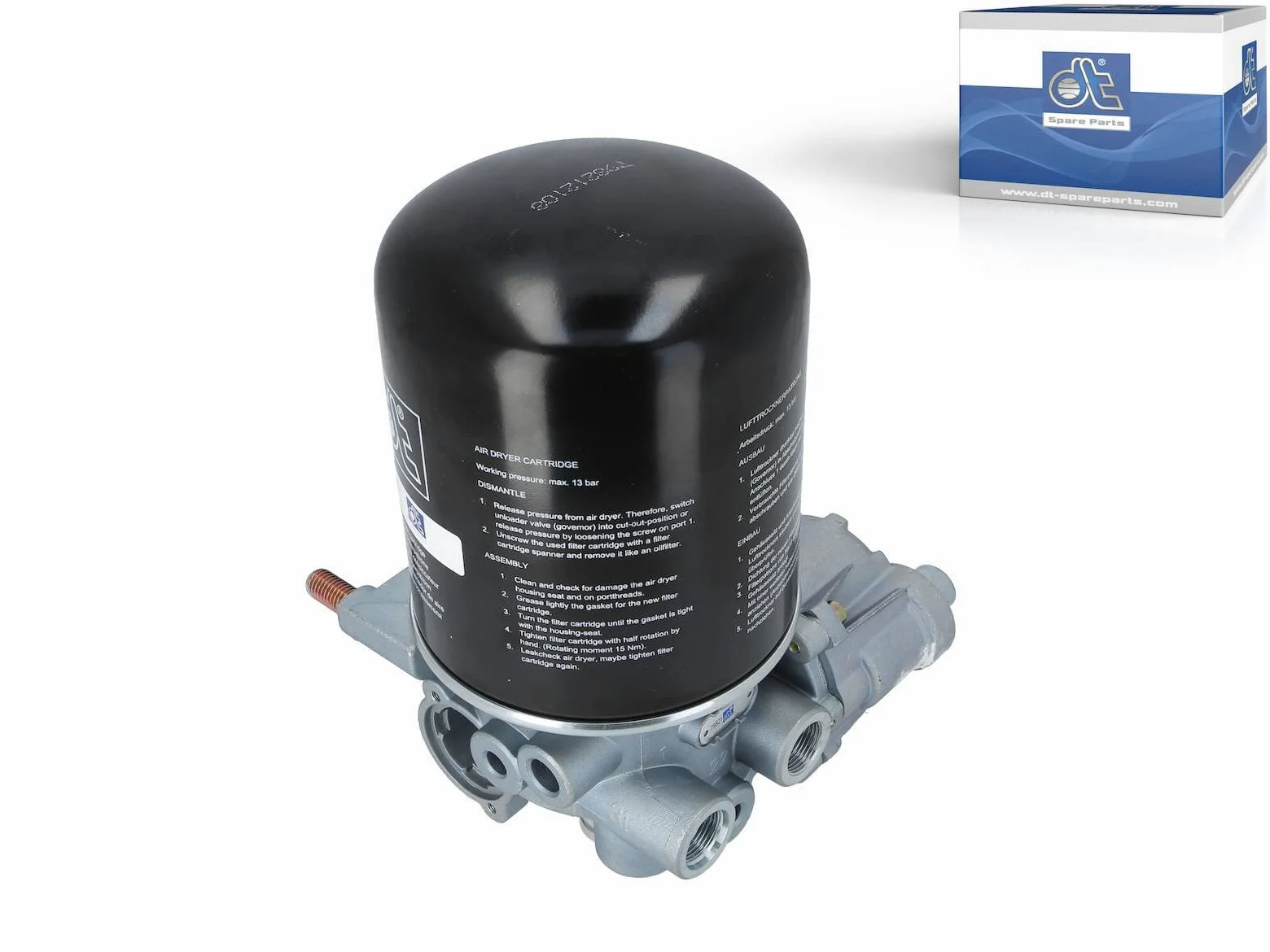 DT Spare Parts 6.63011 Secador de aire sistema de aire comprimido