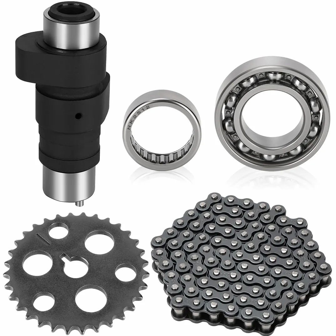 Kit árbol de levas & cadena & engranaje & rodamiento para Yama-ha Warrior Big Bear 350 YFM350X/YFM350 Moto-4 1989-2005 5UH121700000