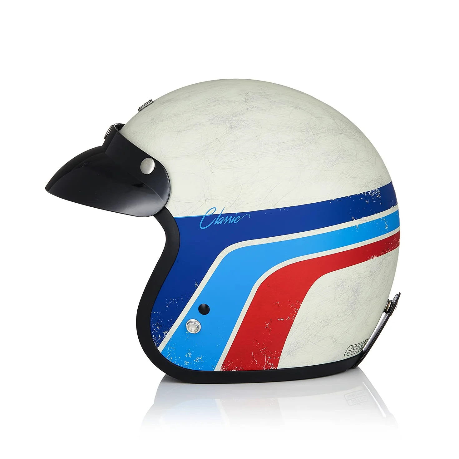 ORIGINE Casco Moto Jet Vintage Casco Moto Abierto Scooter Retro Homologado ECE