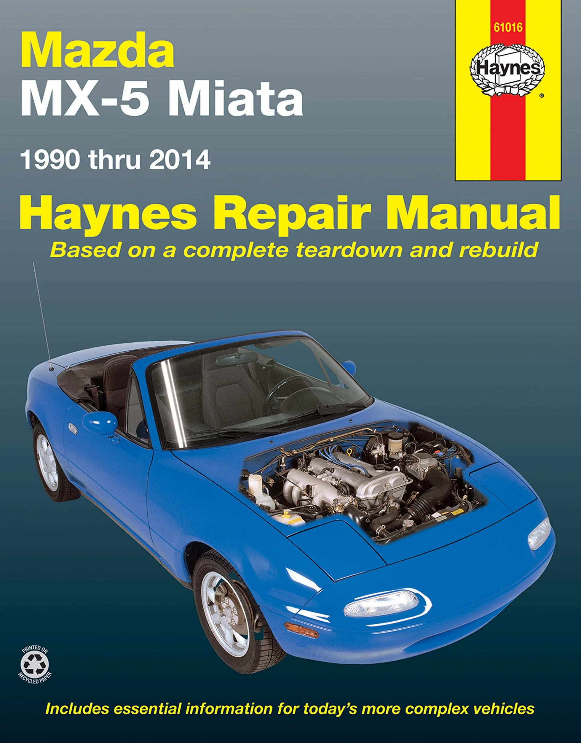 Haynes Repair Manual Mazda MX-5 Miata 1990-2014