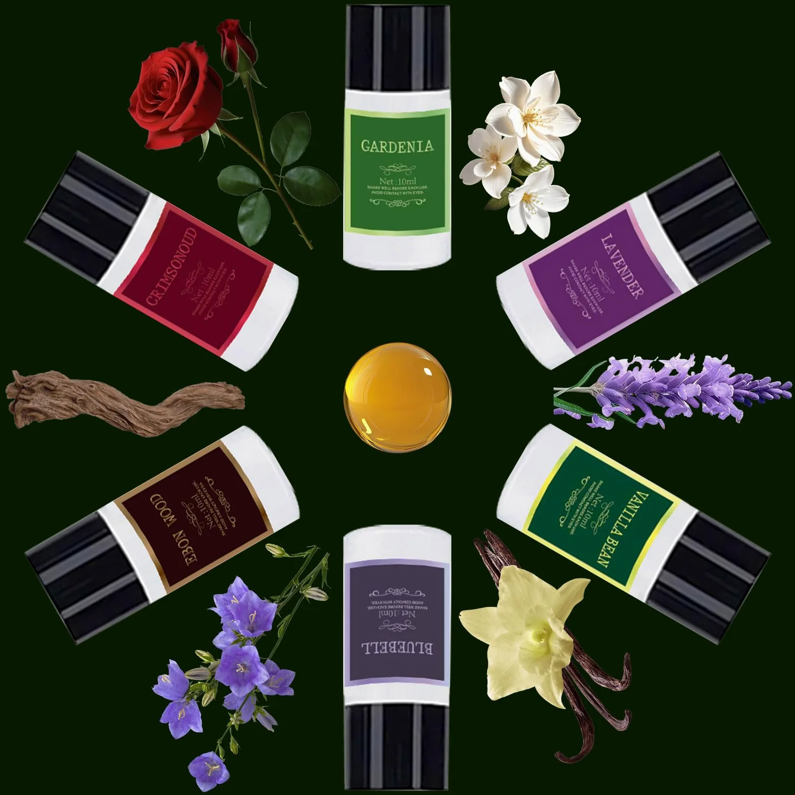 Recambio de ambientador de aire para coche, aceite de aromaterapia, 20 unidades, aceites esenciales, juego de fragancias mixtas para difusores de coche (no incluye difusor)