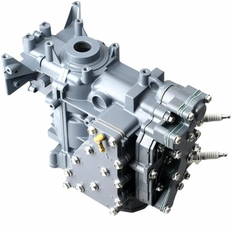 Conjunto de cárter 6B4-15100 6B4-15100-00-1S 6B4-15100-00 Compatible con Motor fueraborda 2T 9.9HP 15HP 15D 9.9D Series