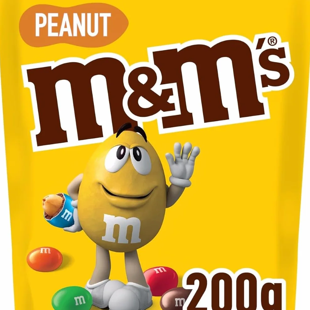 M&M's CACAHUETE Bolitas Chocolate con Leche Relleno de Cacahuete 200g