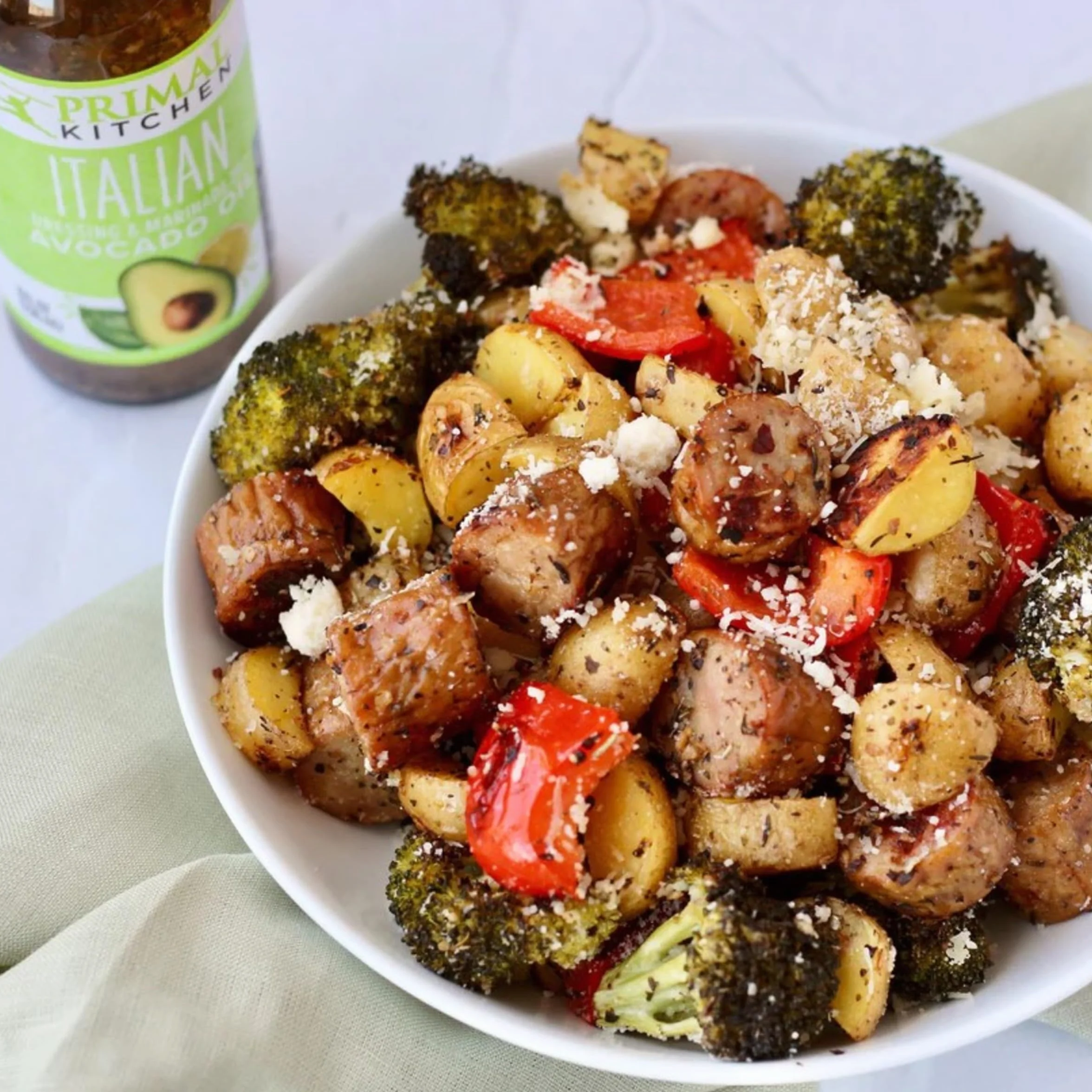Primal Kitchen Vinagreta y Marinada de Aceite de Aguacate Sin Gluten Italiana 8 fl oz