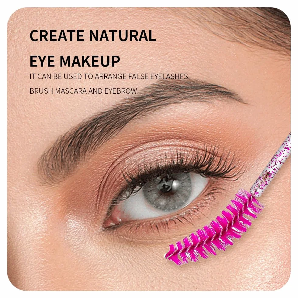 Cepillos de Pestañas 300pcs Brocha de Pestañas LashBrush-B Crystal