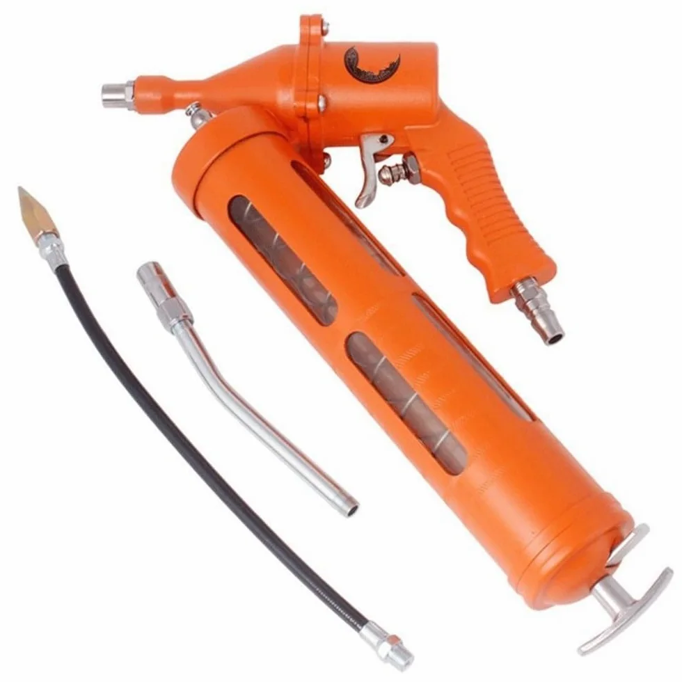 Boquilla Bomba de Engrase Grasa neumática de 500 CC para Pistola, Herramienta de Acero Pesado, Grasa para Bomba de compresor neumático Bomba de Engrase(B)