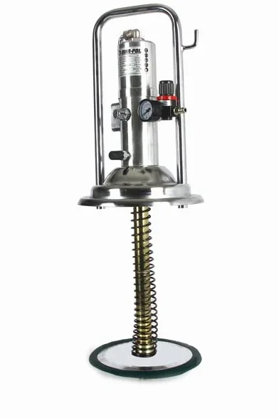 Engrasador neumático de barril contenedor de 15 litros lubricante lubricante lubricante aceite de plataforma cable 4m pistola desplazamiento ruedas