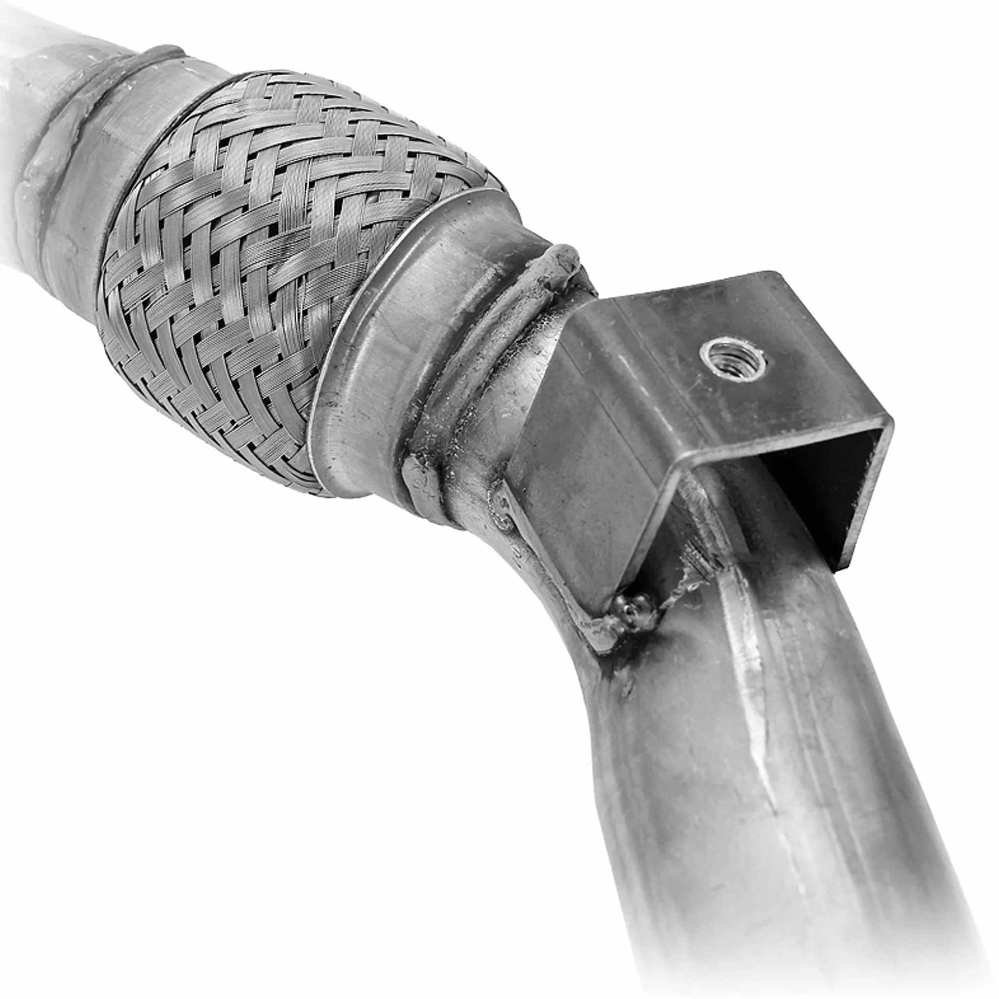 1x Tubo de escape con material de montaje 1 conector de tubo de