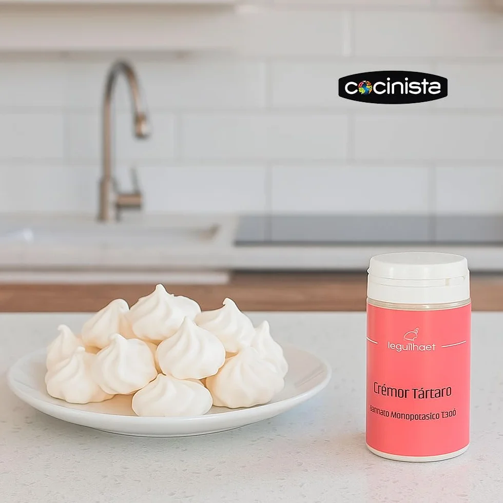 Crémor Tártaro Alimentario 80 g E-336i Tartrato Monopotásico para Repostería y Panadería