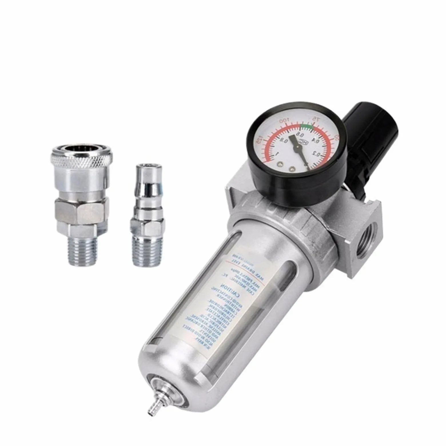 Regulador de Filtro de Aire SFC400 1/2, Separador de Aceite y Agua, válvula reguladora de Purga de Vapor, compresor, Piezas neumáticas(SFR+PM+SM)