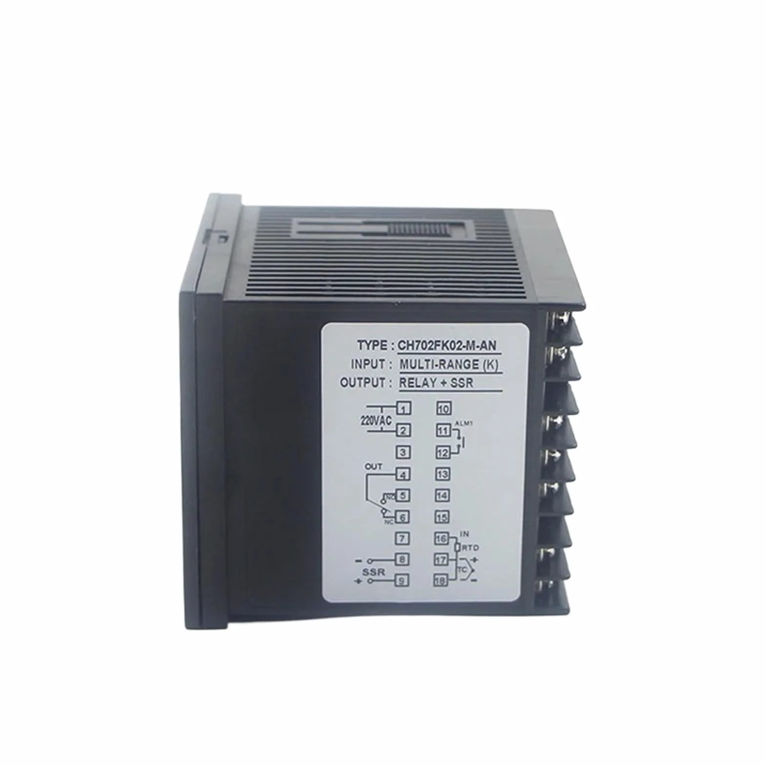 Controlador de temperatura 702 72 * 72mm Multi Input KEJ PT100 0-10V 4-20mA Salida PID de voltaje SSR Relé CA 220V 24VDC 380VDC