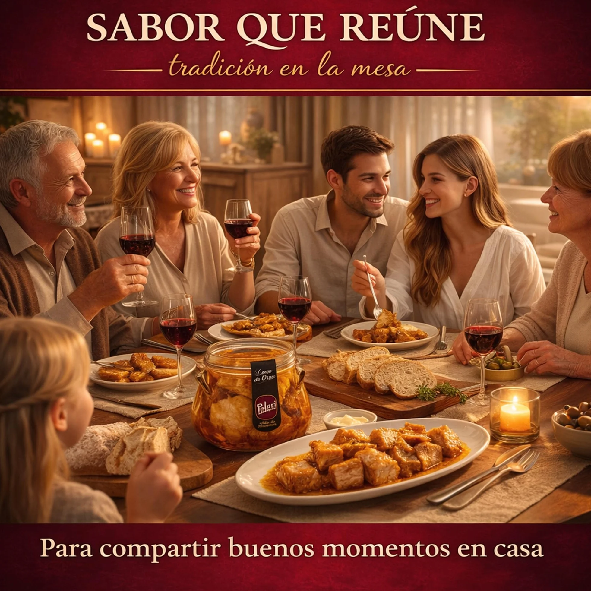 POLGRI Lomo de Orza Lomo Frito Conserva Gourmet Pack 2 Tarros 780 g Receta Artesana Cerdo Listo para Servir