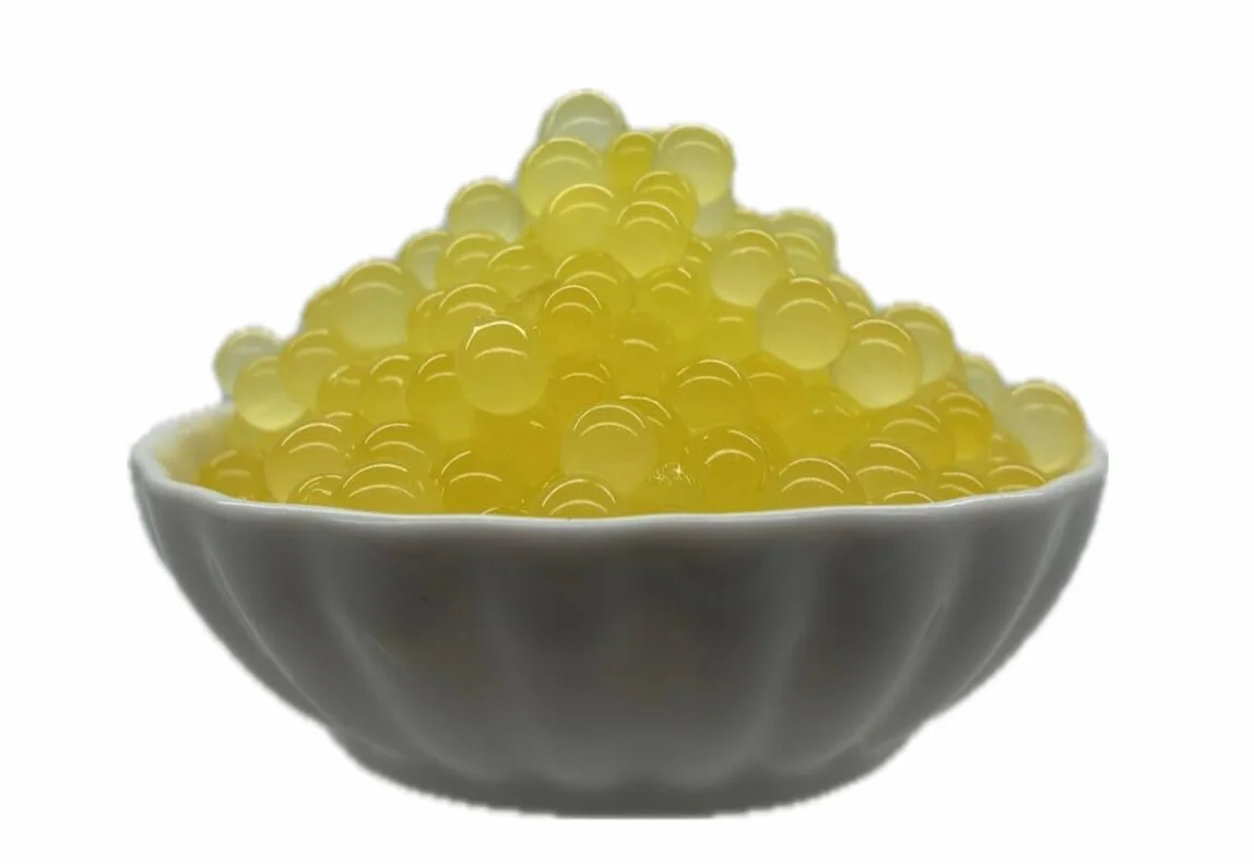 Esferificaciones de Yuzu - Perlas de Zumo de Frutas para Decoración - 65 g