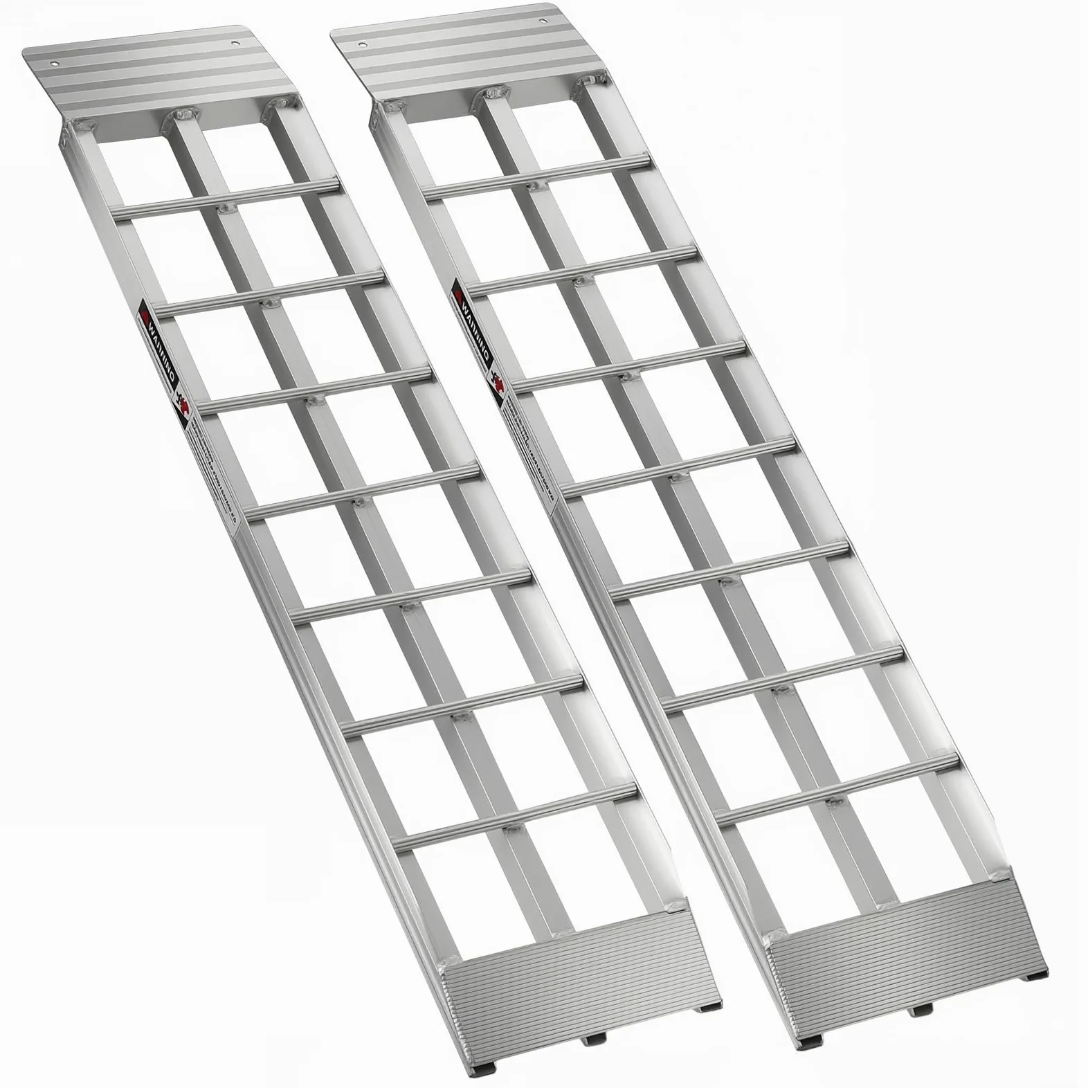 2 rampas de carga de aluminio – 680 kg máx. – Rampa de carga de coche para moto, cortacésped, quad, quitanieves, garaje y cobertizo de dispositivos, 92 x 20 cm | Rampa de carga estable 92 x 20 cm para cortacésped, nieve y coche, ideal para garaje y cobert