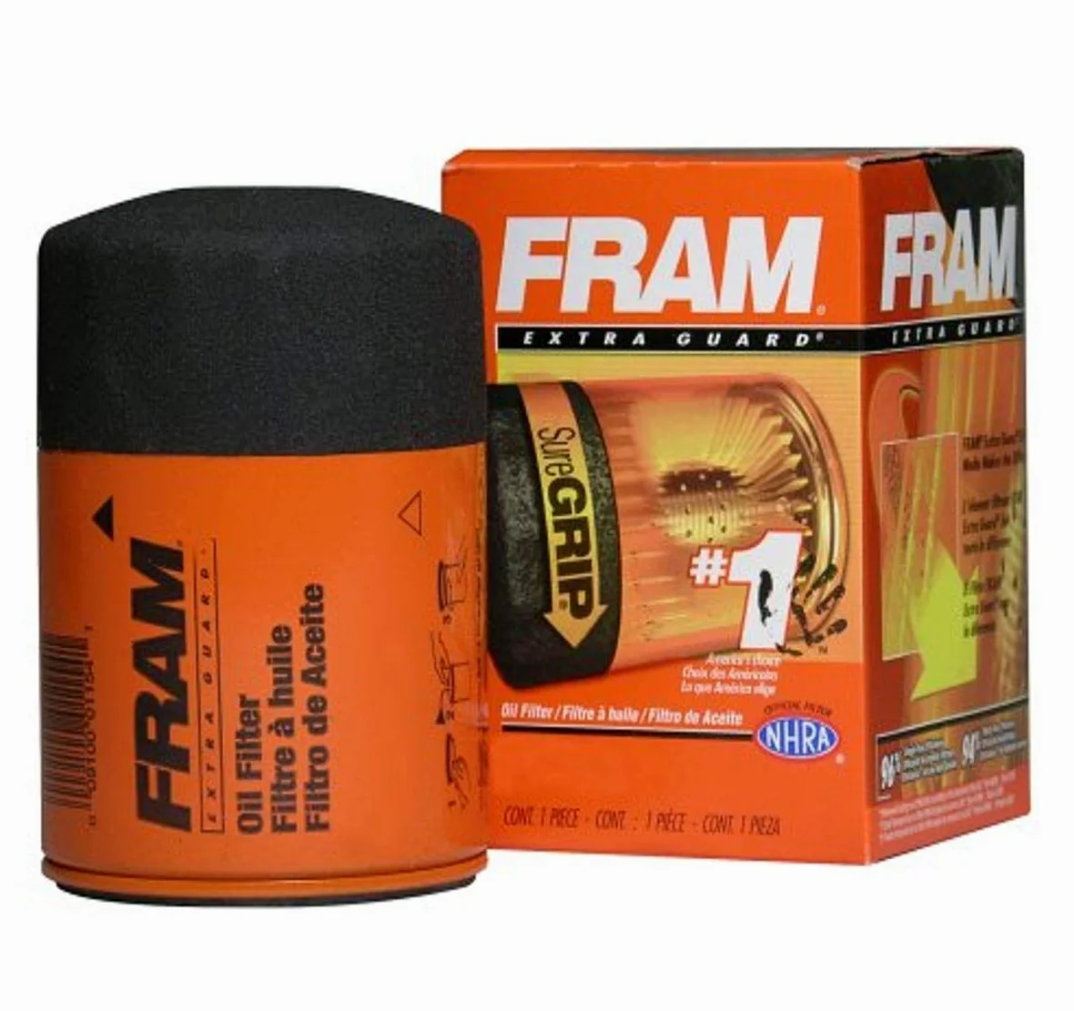 Fram PH3506 Extra Guard - Filtro de aceite giratorio para coche de pasajeros (paquete de 2)