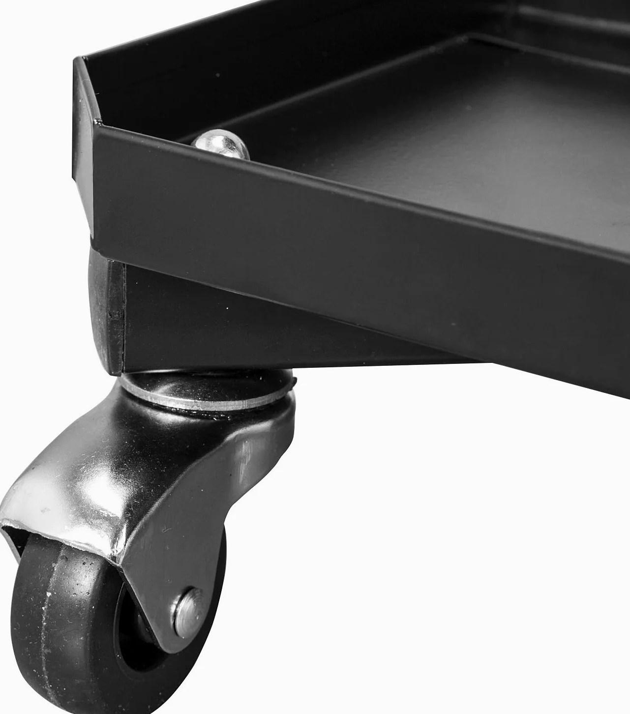 Torin ATR6350B - Asiento de garaje o tienda neumático: taburete mecánico acolchado ajustable con bandeja de herramientas, color negro