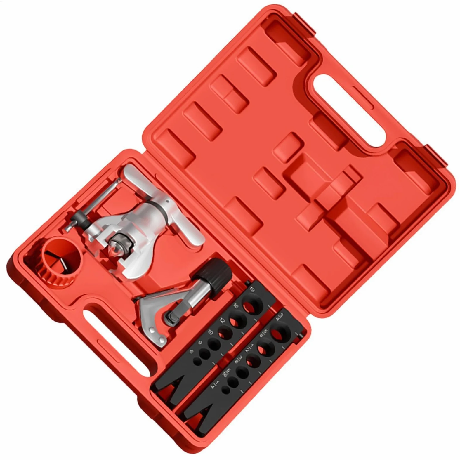 Kit Abocardador Tubería Freno Set De Mantenimiento De Tuberías De Coche | Kit De Abocardado Doble Camión Sedán Automotriz Hogar Industria Garaje Y Taller Exterior