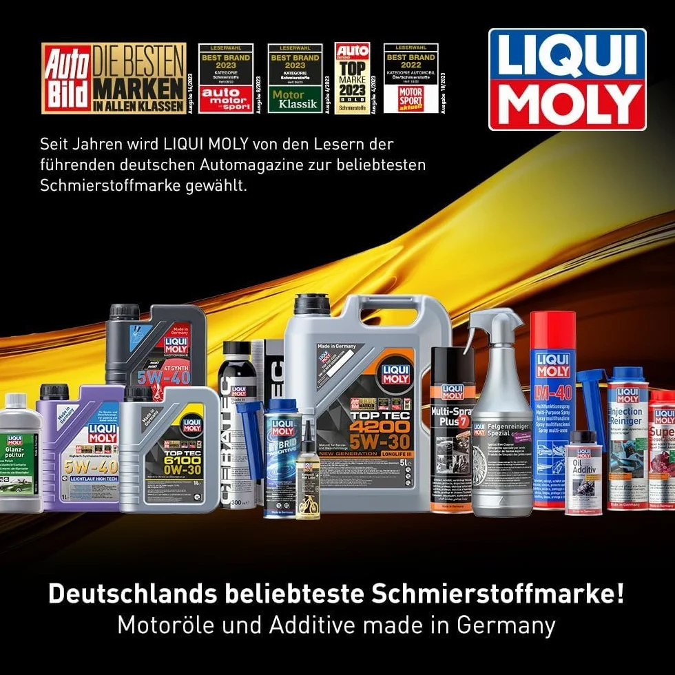 LIQUI MOLY Aceite universal para aparatos de jardinería 10W-30 | 1 L | Aceite de motor mineral | 1273