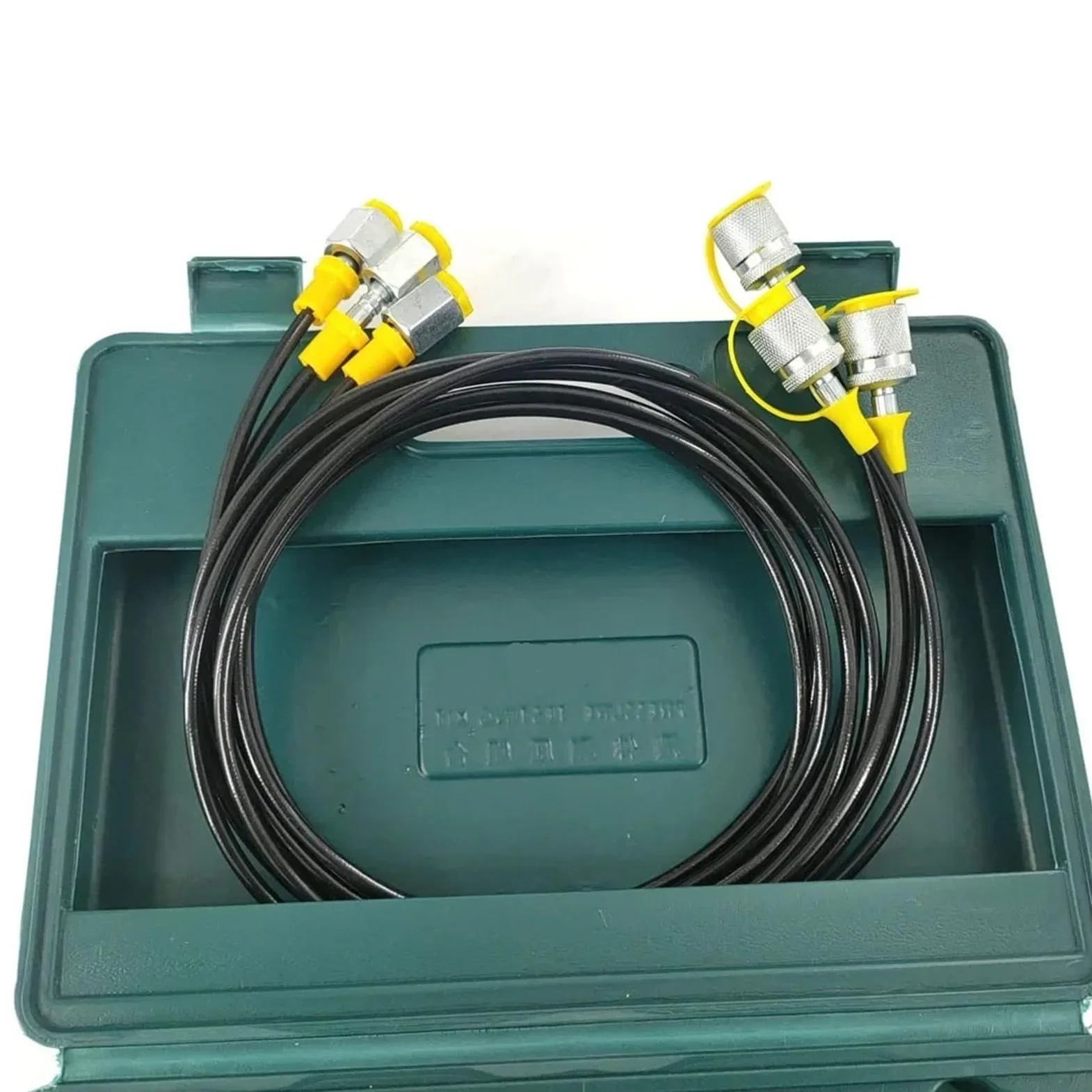 Kit de Prueba de presión para excavadoras con manómetro hidráulico, para maquinaria de construcción, regulador de argón, comprobador de Gasolina, manómetro Digital (comprobador de Gasolina)