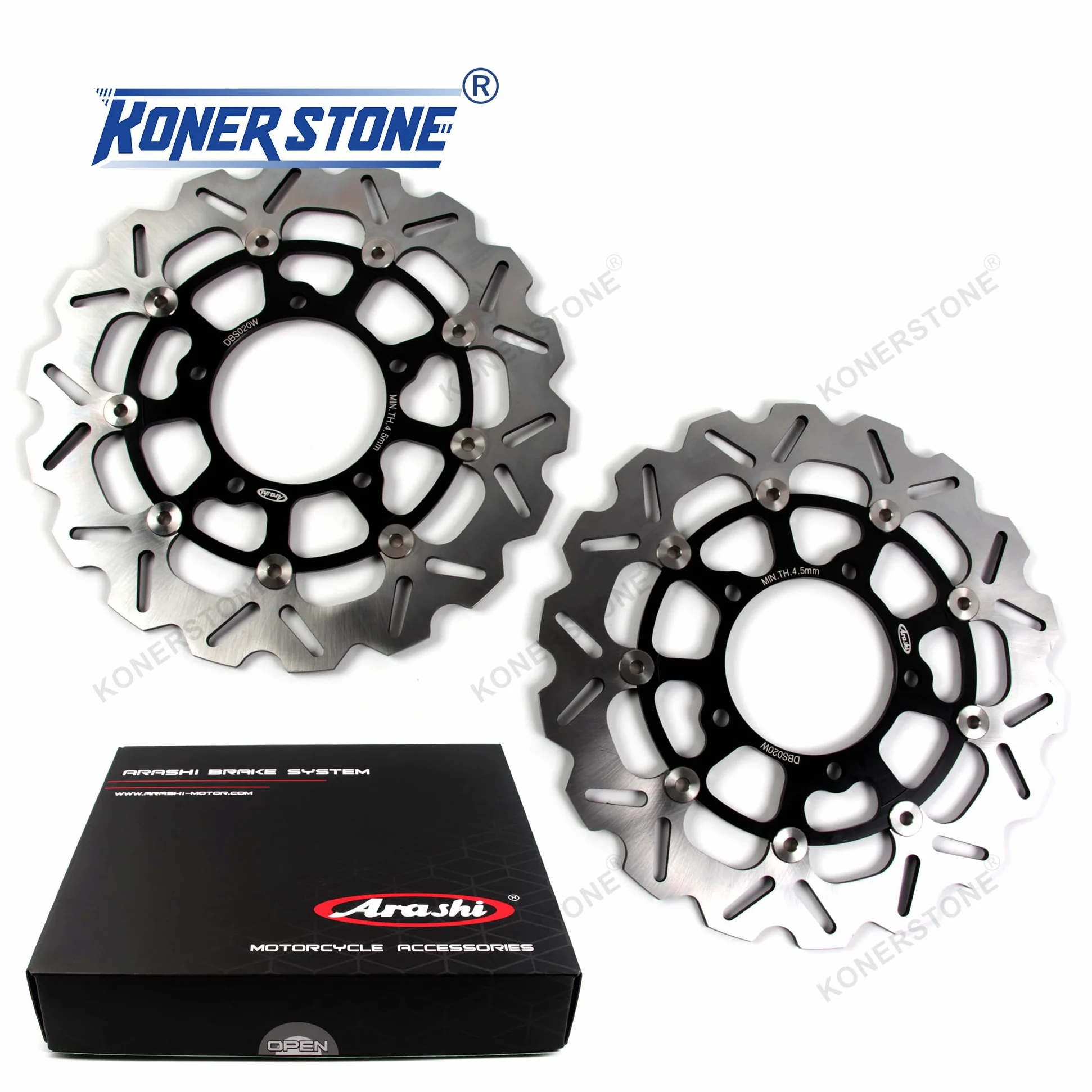 Discos de Freno Delanteros Traseros Discos Rotores y Pastillas para Suzuki GSXR 600 750 K6 K7 2006-2007/ GSXR 1000 K7 K8 2007-2008 GSX R600 R750 R1000 Accesorios para motos Negro