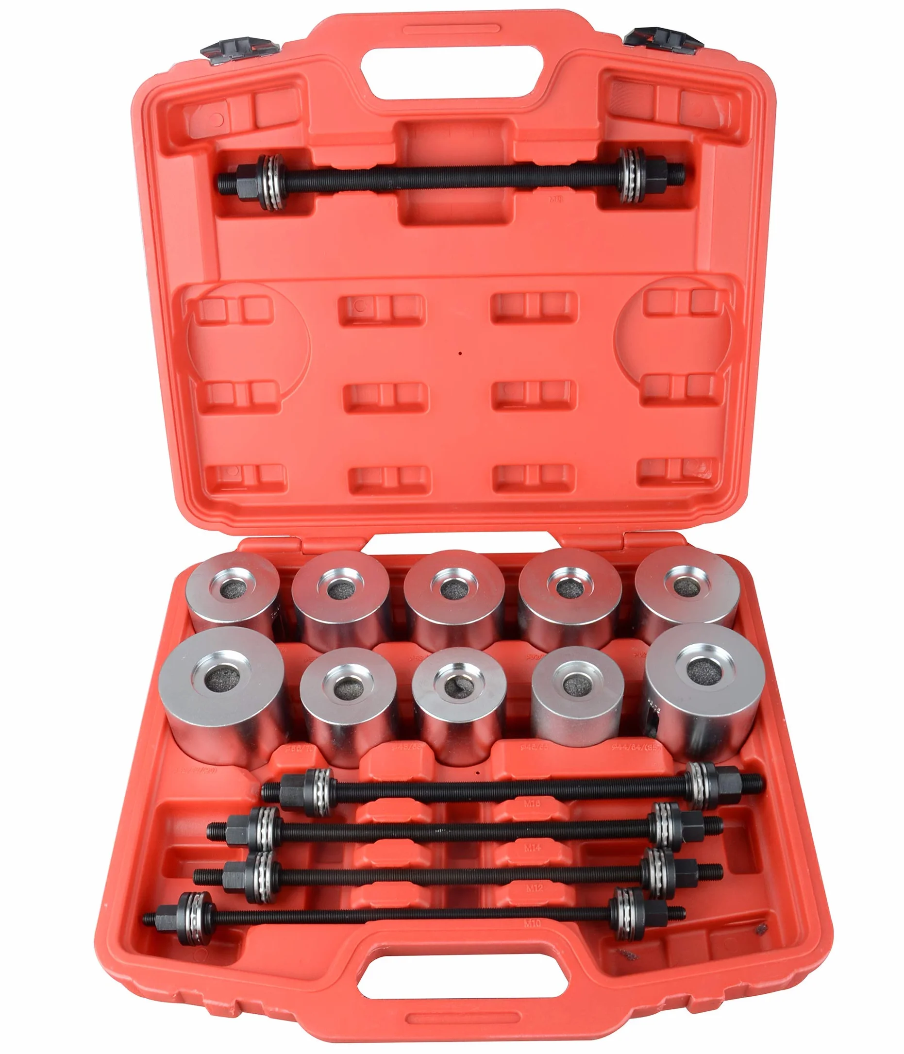 DAYUAN Extractor de cojinetes de Rueda, 27 Unidades, Herramienta de inserción Universal para Quitar cojinetes de cojinete de automóvil, Juego de Herramientas de inserción Press Pull Sleeve Kit