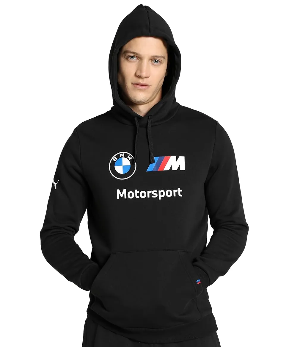 PUMA Sudadera con Tejido Polar BMW M Motorsport Hombre S, Black