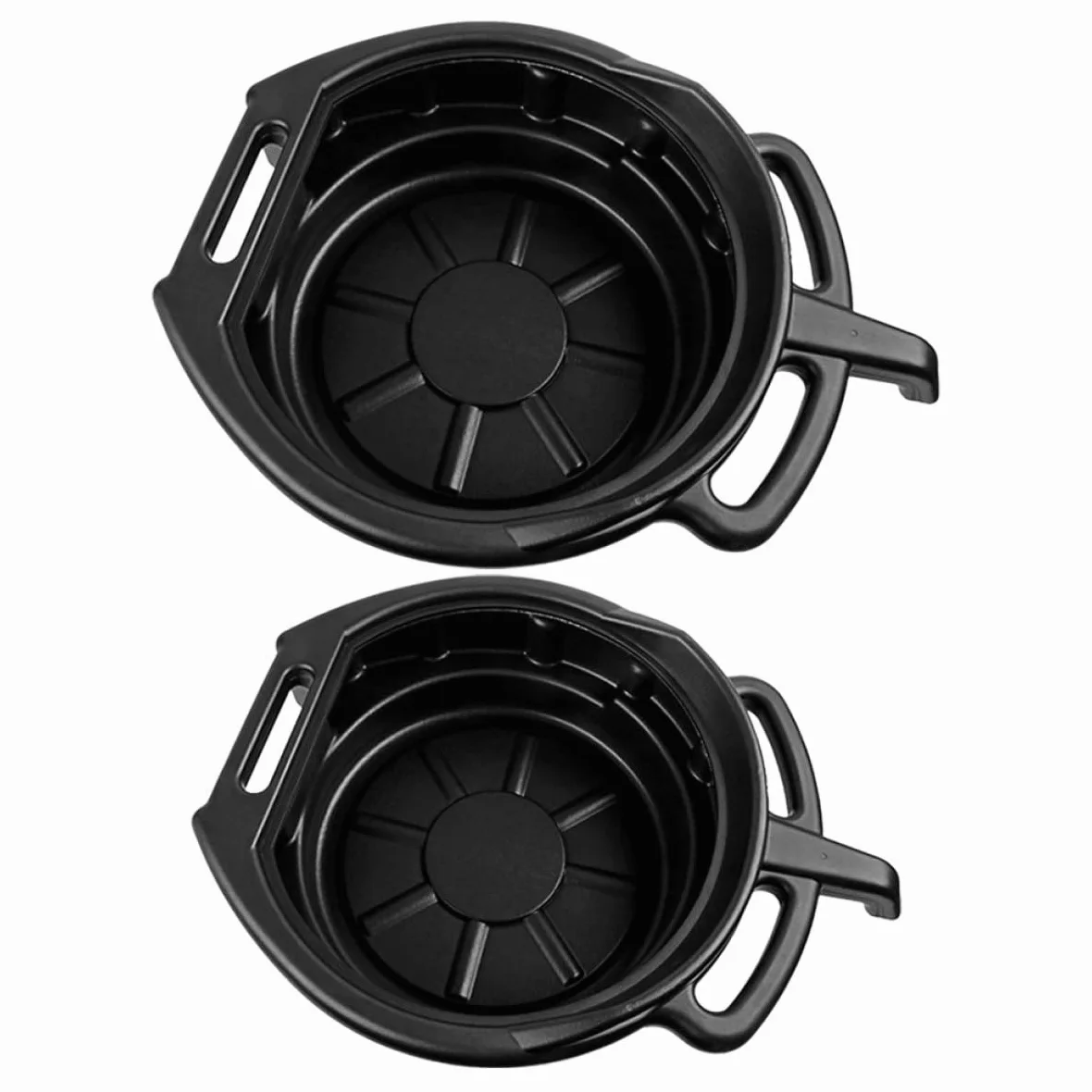 Bandejas de Goteo Automotor 10l y 15l de PE Resistentes para Drenaje de Aceite Usado, Cárter para Reparación y Mantenimiento de Vehículos, Recogedor para Cambio de Aceite