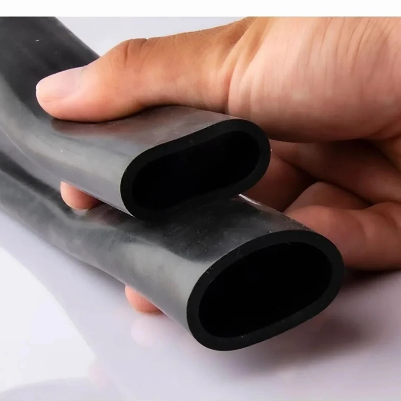 Tubo capilar de Silicona de Grado Industrial, Resistente a Altas temperaturas, de 1 Metro y 5 Metros, diámetro Interior de 1 a 60 mm Manguera de Gasolina(50x60mm-1Meter)
