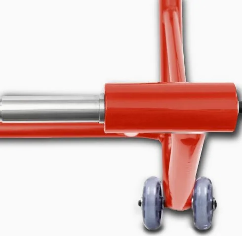 Caballete Trasero Compatible para Ducati Monster 1200/ S 14-20 Rojo, ConStands Single por Basculante Monobrazo, adaptadore Incl.