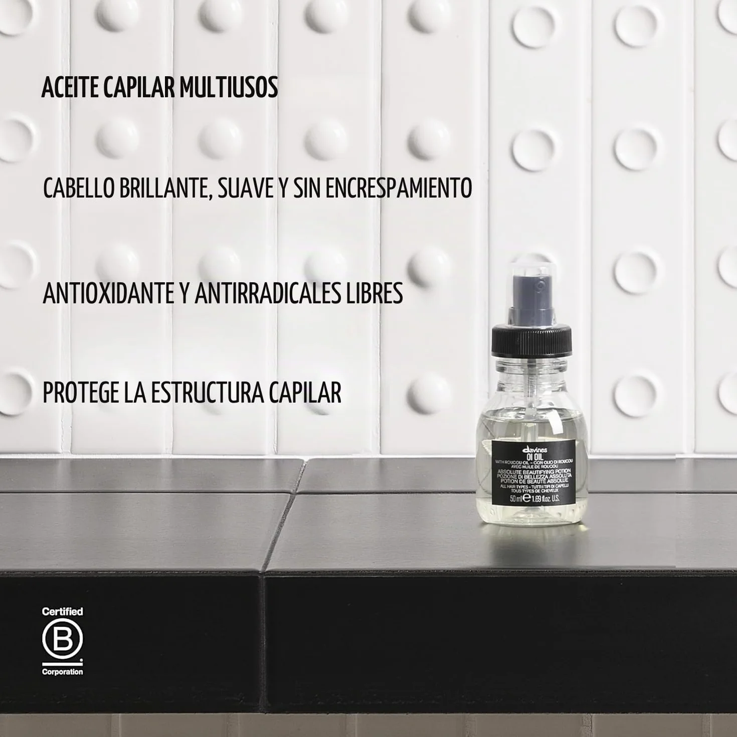 Davines Oi Oil Reestructurante Sin Aclarado 50 ml
