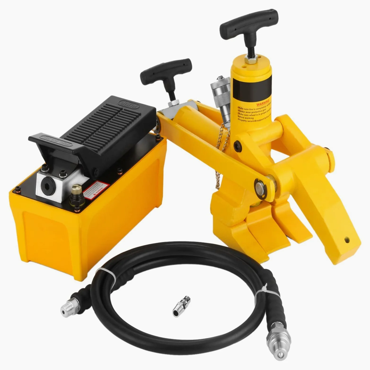 Cambiador de neumáticos hidráulico Neumáticos de palanca de 10000 PSI sin quitar for todo tipo de neumáticos Moldeador de neumáticos automático Fácil de usar para principiantes y profesionales (Color
