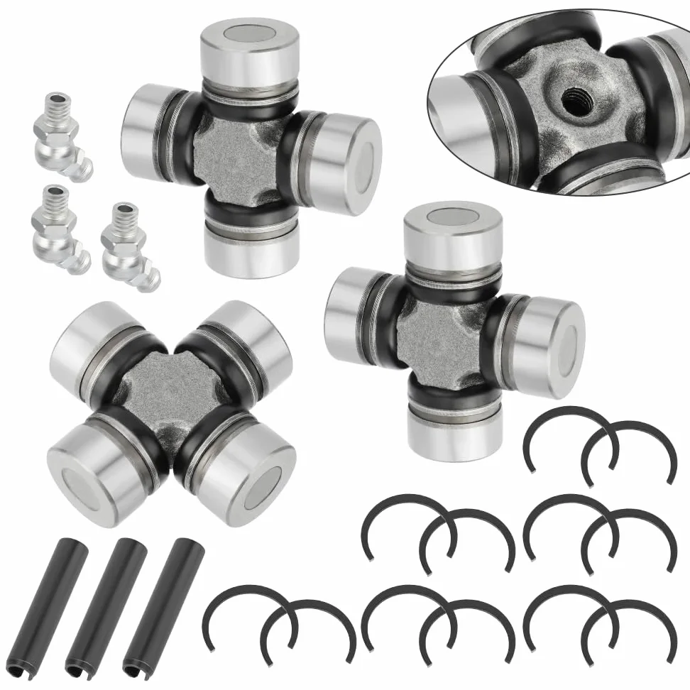 Juego de 3 crucetas eje de transmisión delantero y trasero para Polaris RZR 1000 900 800-4 Turbo RS1 Ranger Crew 1000 900 800 570 500 Diesel