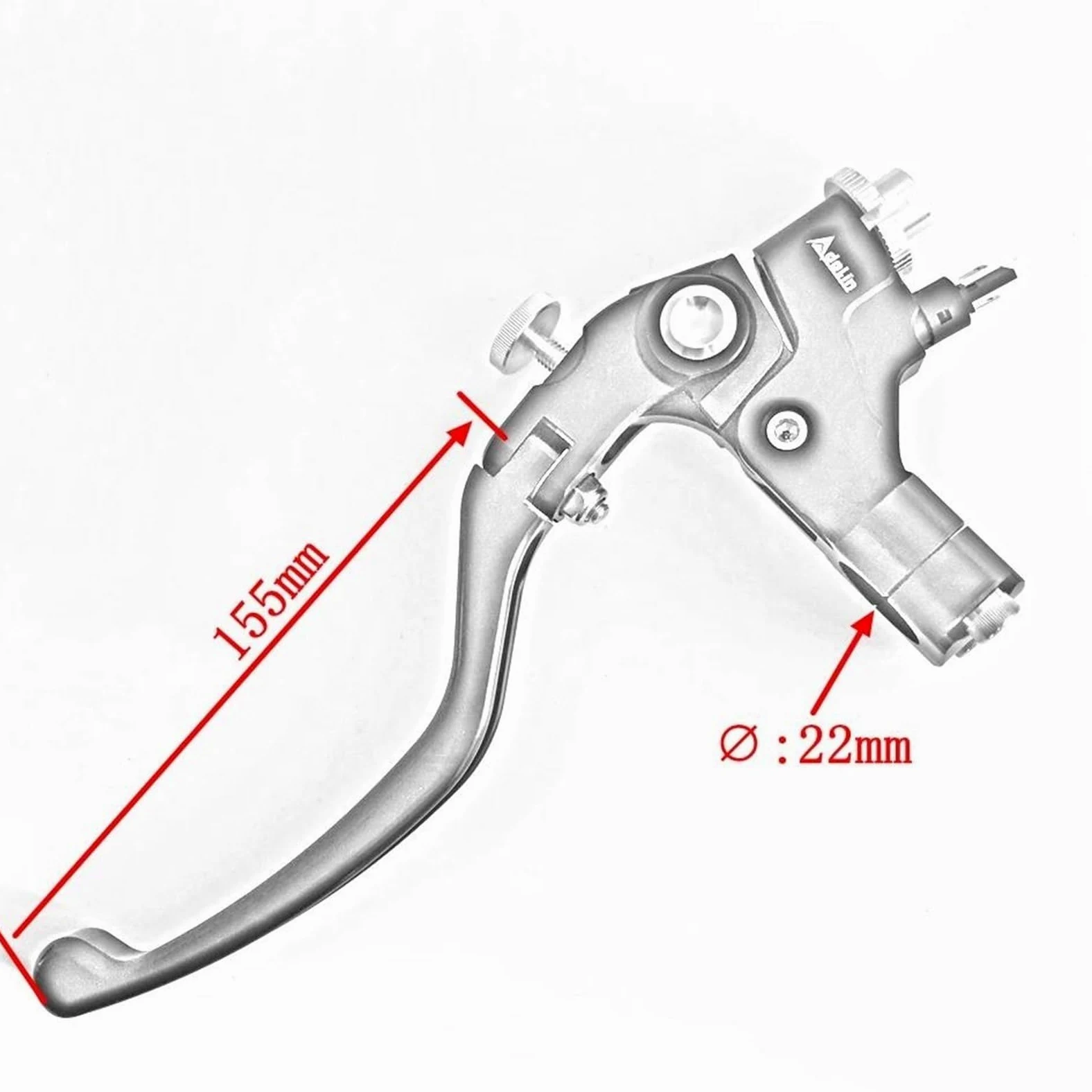 Maneta Embrague Palancas De Embrague De Cable Izquierdo Universal para Motocicleta CNC De 22mm para Motocicleta Palanca Embrague Moto(2)