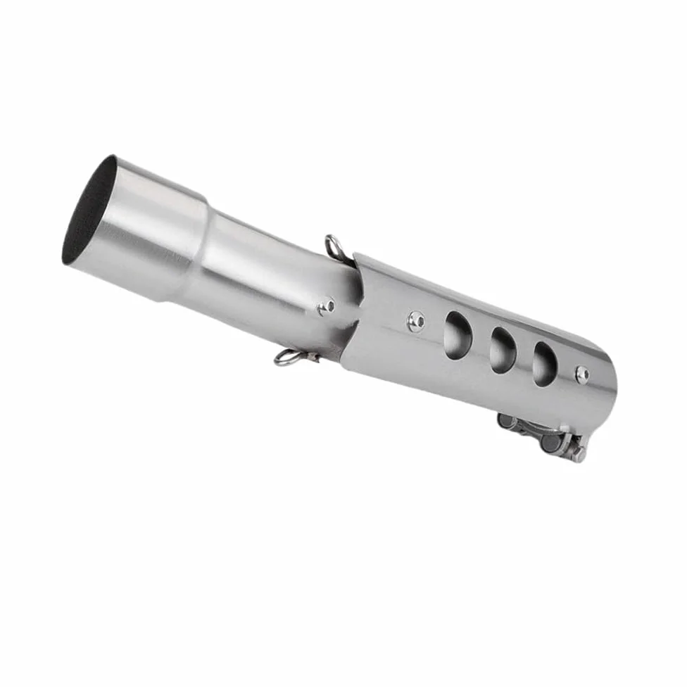Deflectores Calor Escape Para Y&amaha Tenere 700 2019-2023 XTZ690 T7 T7 Silenciador De Escape Para Motocicleta Tubo De Conexión Medio Con Escudo Térmico De 51mm