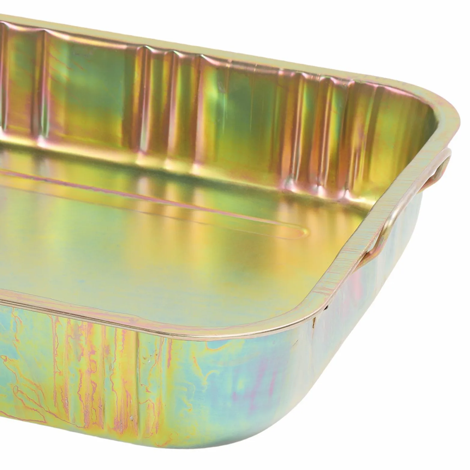Bandeja de drenaje de aceite Torvex, bandeja de goteo de drenaje de aceite de gran capacidad de 45 litros, recipiente de recolección de aceite para mantenimiento automotriz,