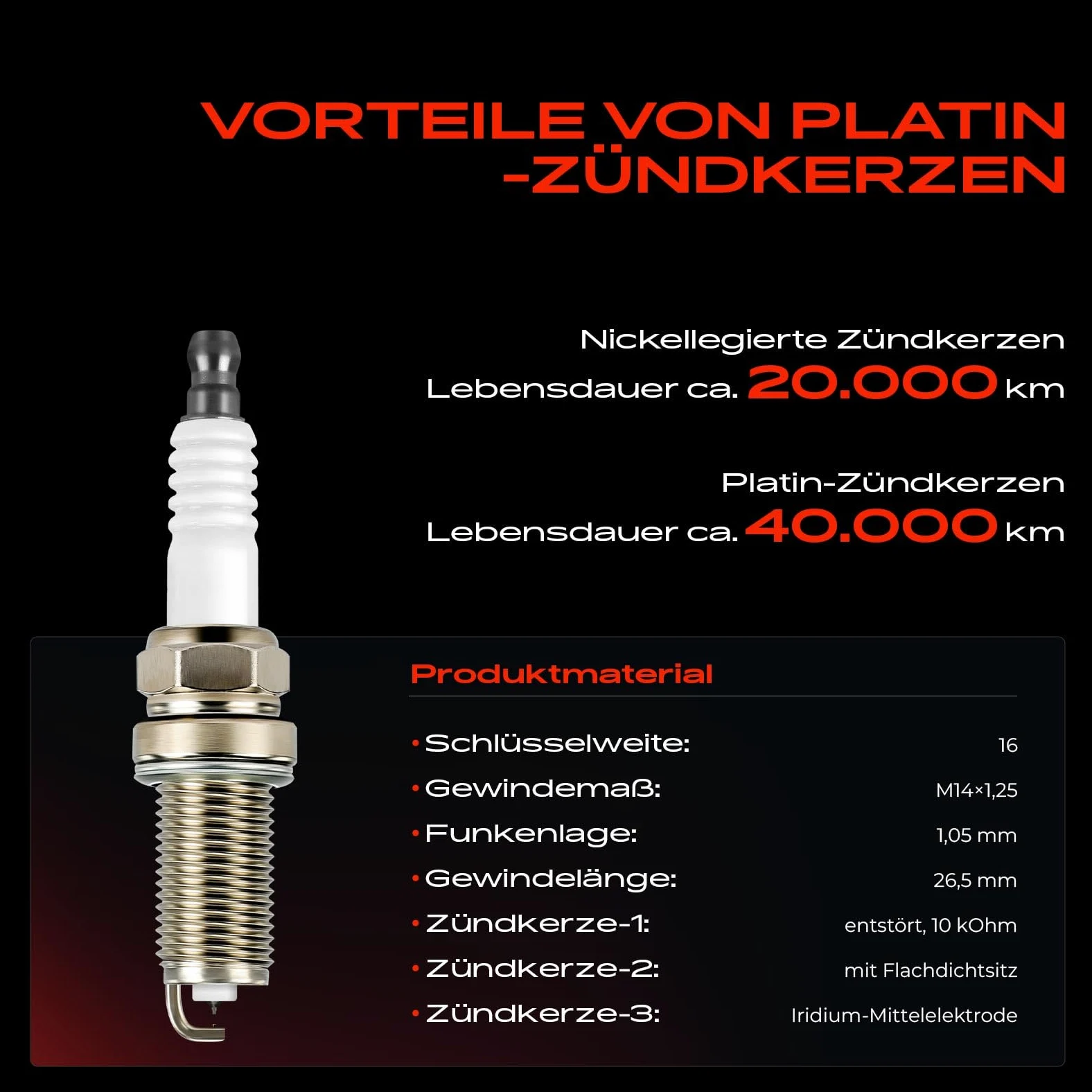 Frankberg 4 bobinas de encendido + 4 bujías de 3 Polos 3340051K51 | Compatible con: Grand Vitara II JT TD TE, Kizashi FR, SX4 EY G.Y, Swift IV FZ NZ