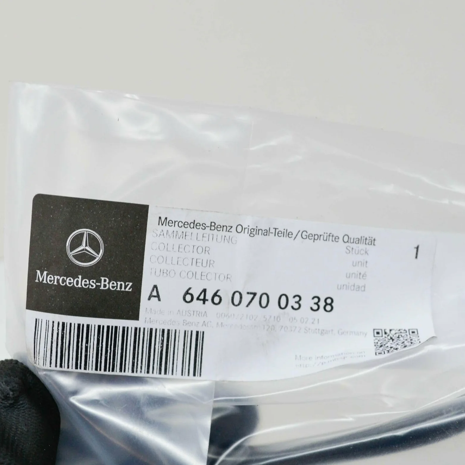 Para Línea de filtro de combustible Mercedes-Benz Vito W639 A6460700338 Original